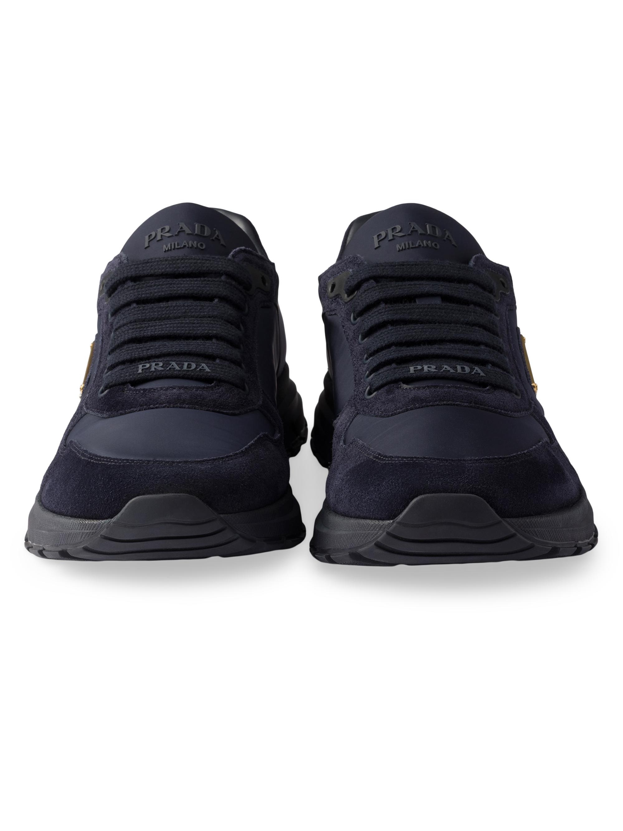 Prada Prax 2.0 Re-Nylon and Suede Sneakers | Saks Fifth Avenue