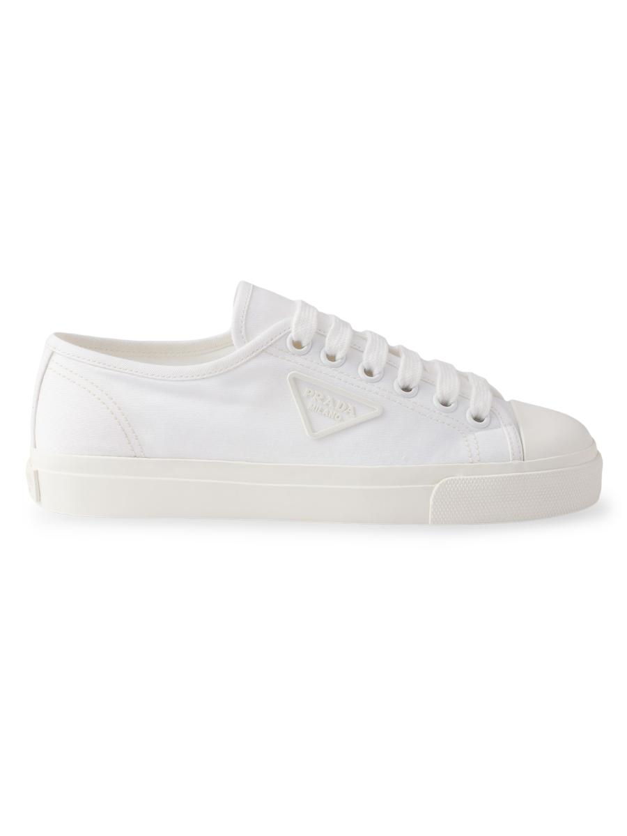 スニーカー PRADA GABARDINE SNEAKERS Prada Cotton Gabardine Sneakers | Saks Fifth Avenue