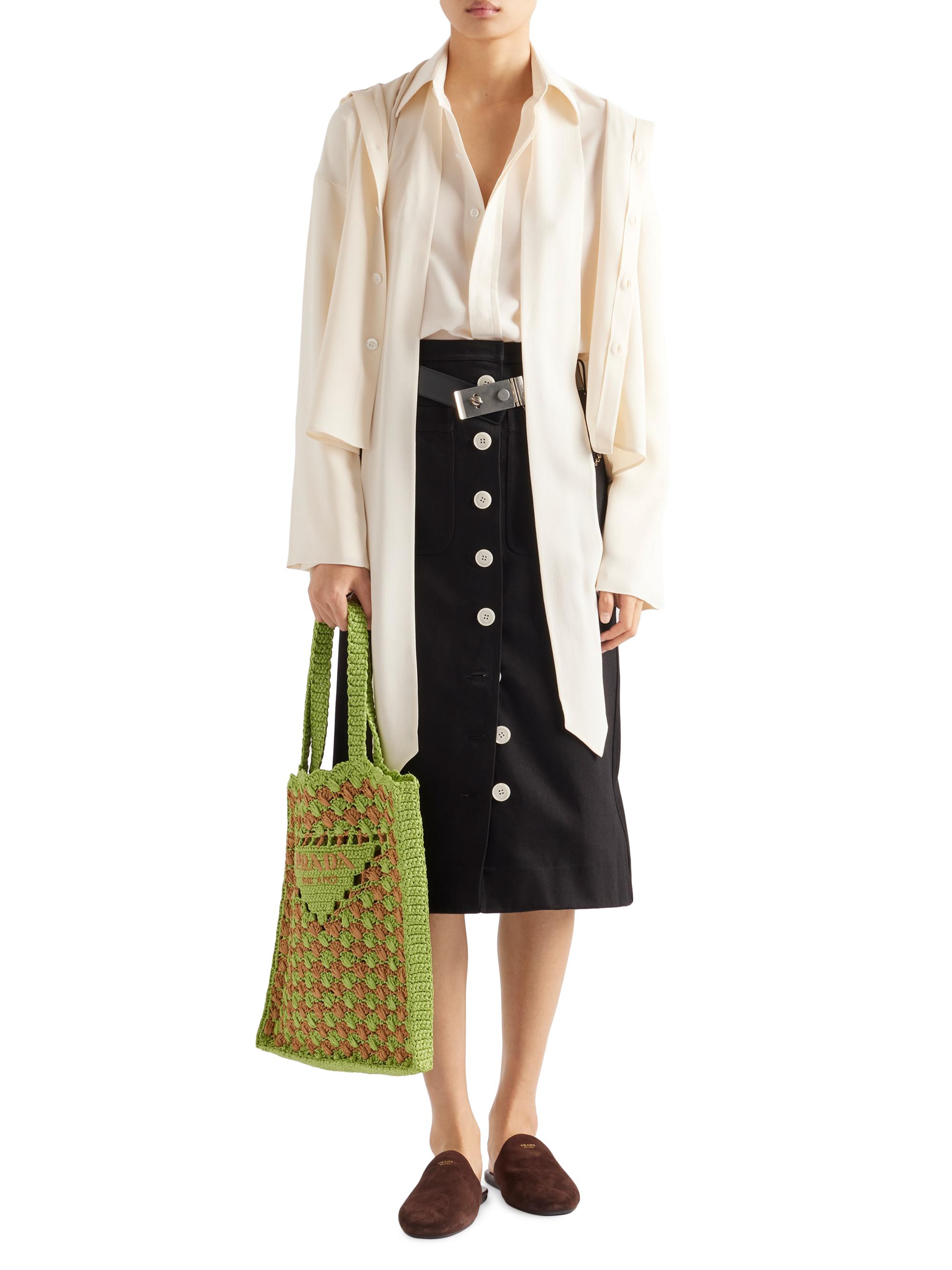 Prada Cotton Drill Skirt | Saks Fifth Avenue