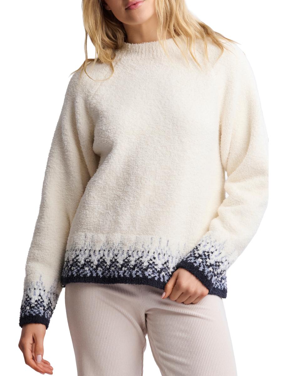 Barefoot Dreams Women's Cozychic Raglan Confetti Sweater In Multi