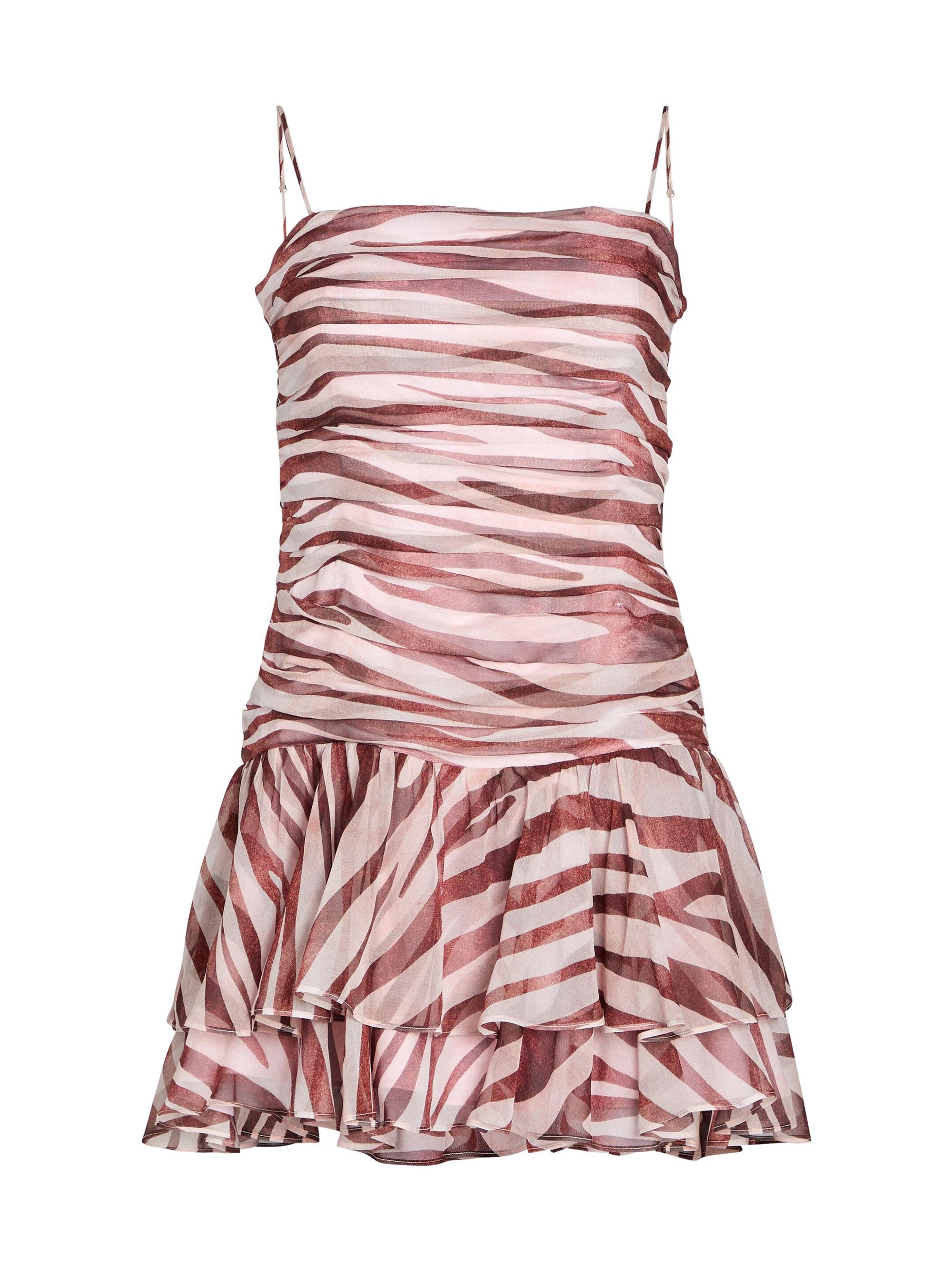 Retrofête Women's Shaniece Dress - Earl Rose Zebra