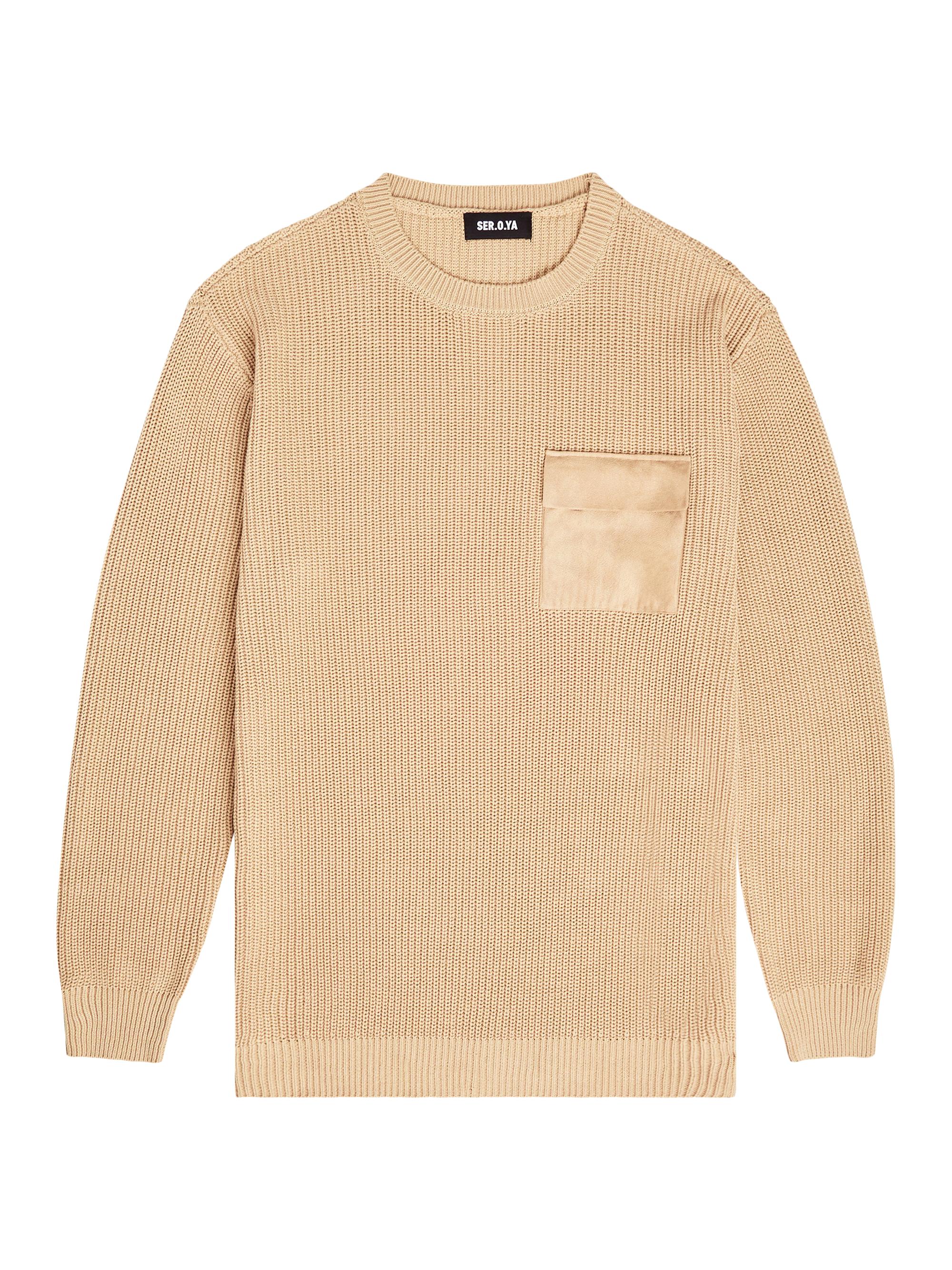 Ser.o.ya Men's Devin Sweater - Tan