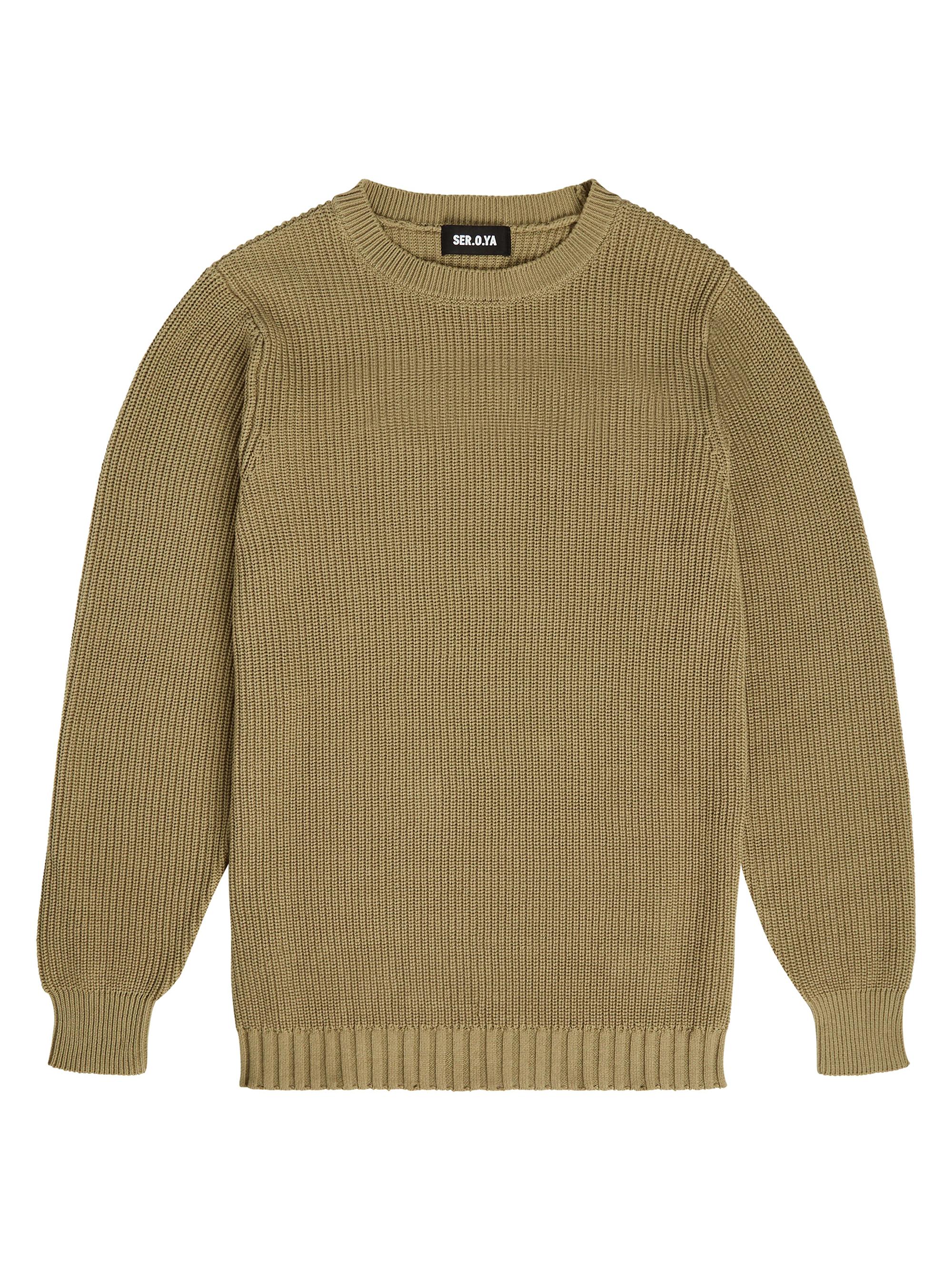 Ser.o.ya Men's Vernon Sweater - Khaki Green
