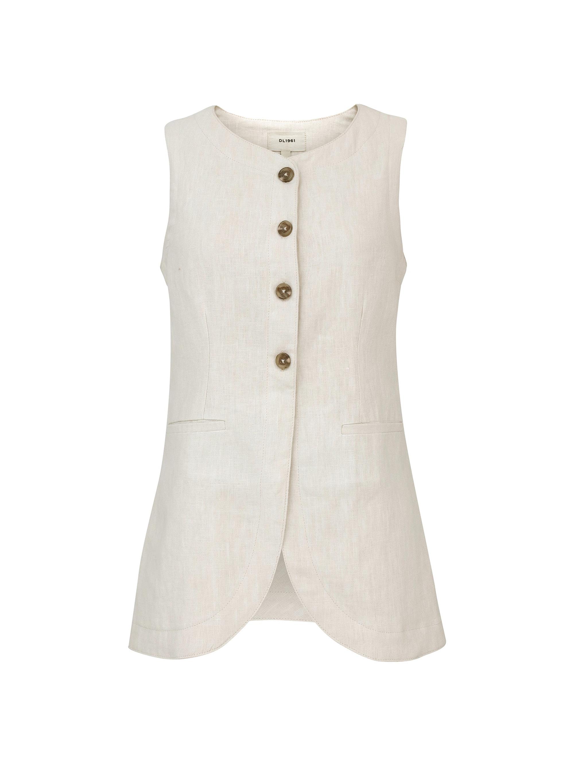 DL1961 Women's Amalie Top - Flax Linen