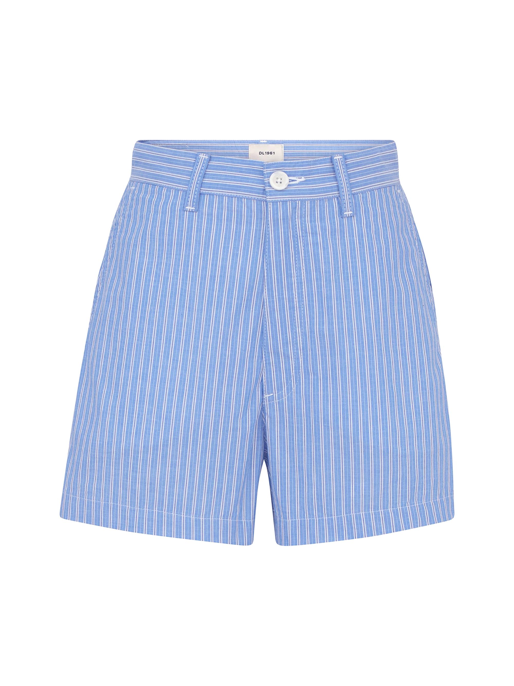 DL1961 Women's Taylor Jean Shorts Ultra High Rise 3''- Sky Blue