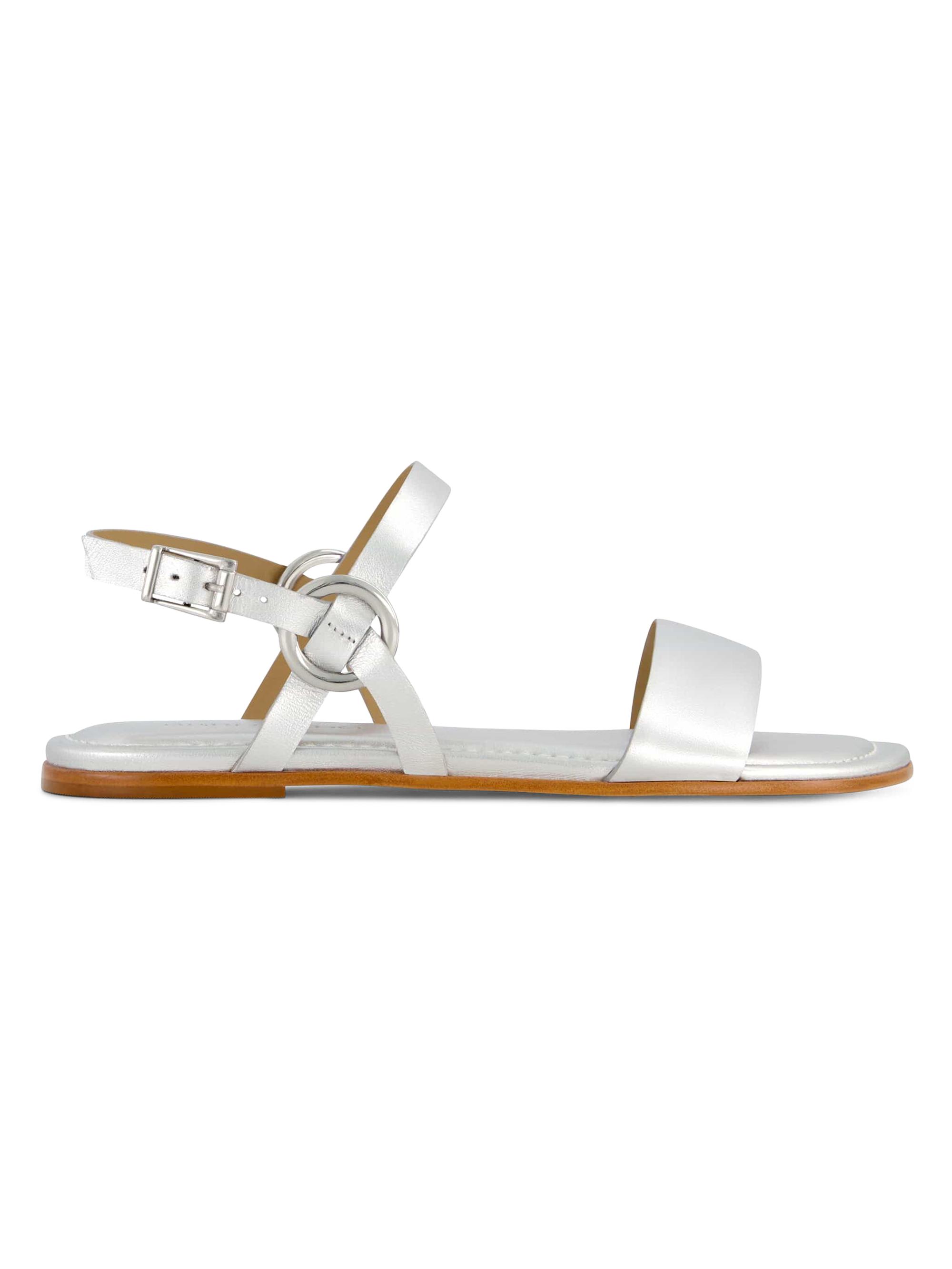 Bernardo Women's Henre Ankle Strap Sandals - Silver