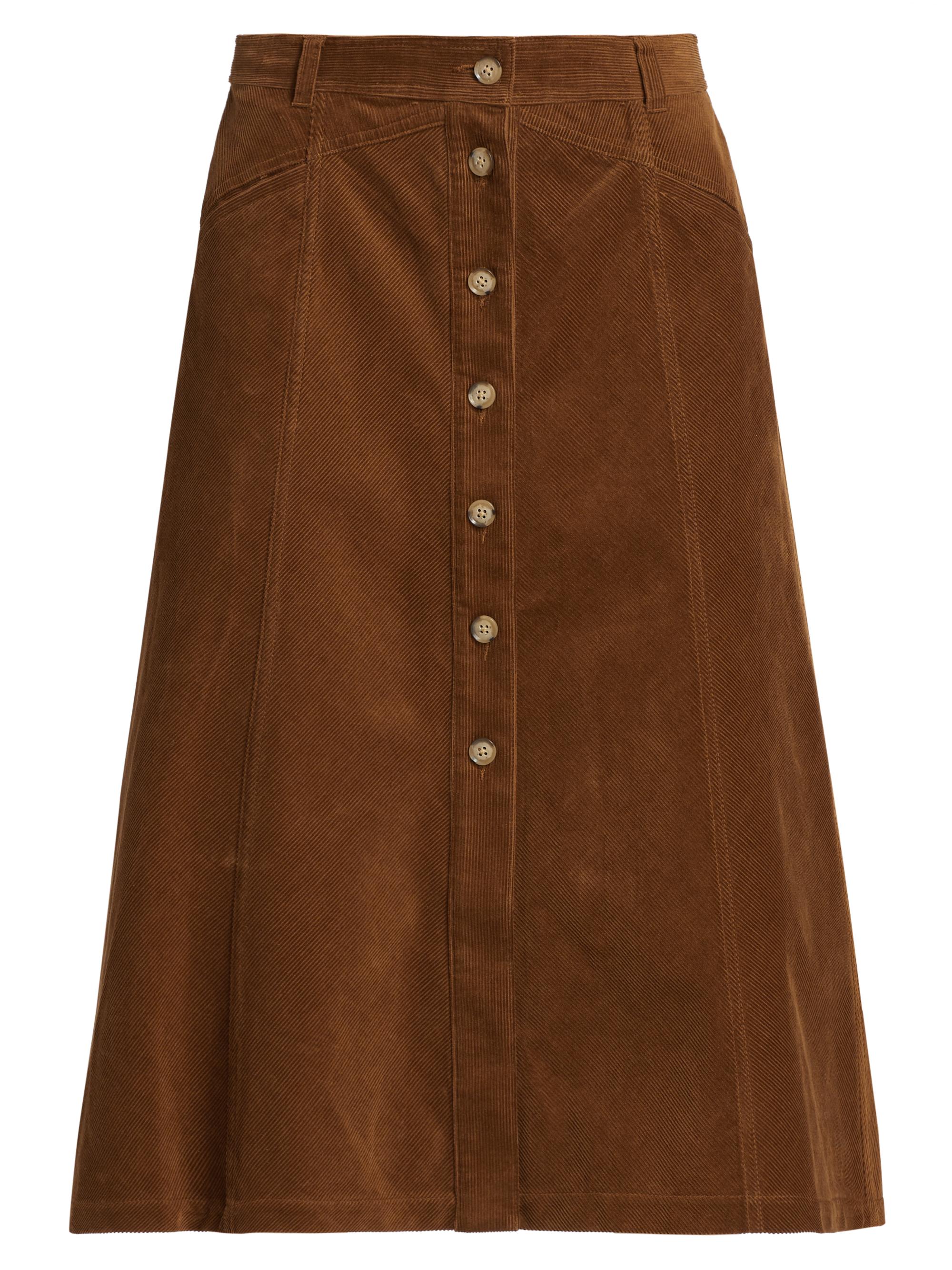 Paige Jahn Courduroy A-Line Midi-Skirt | Saks Fifth Avenue