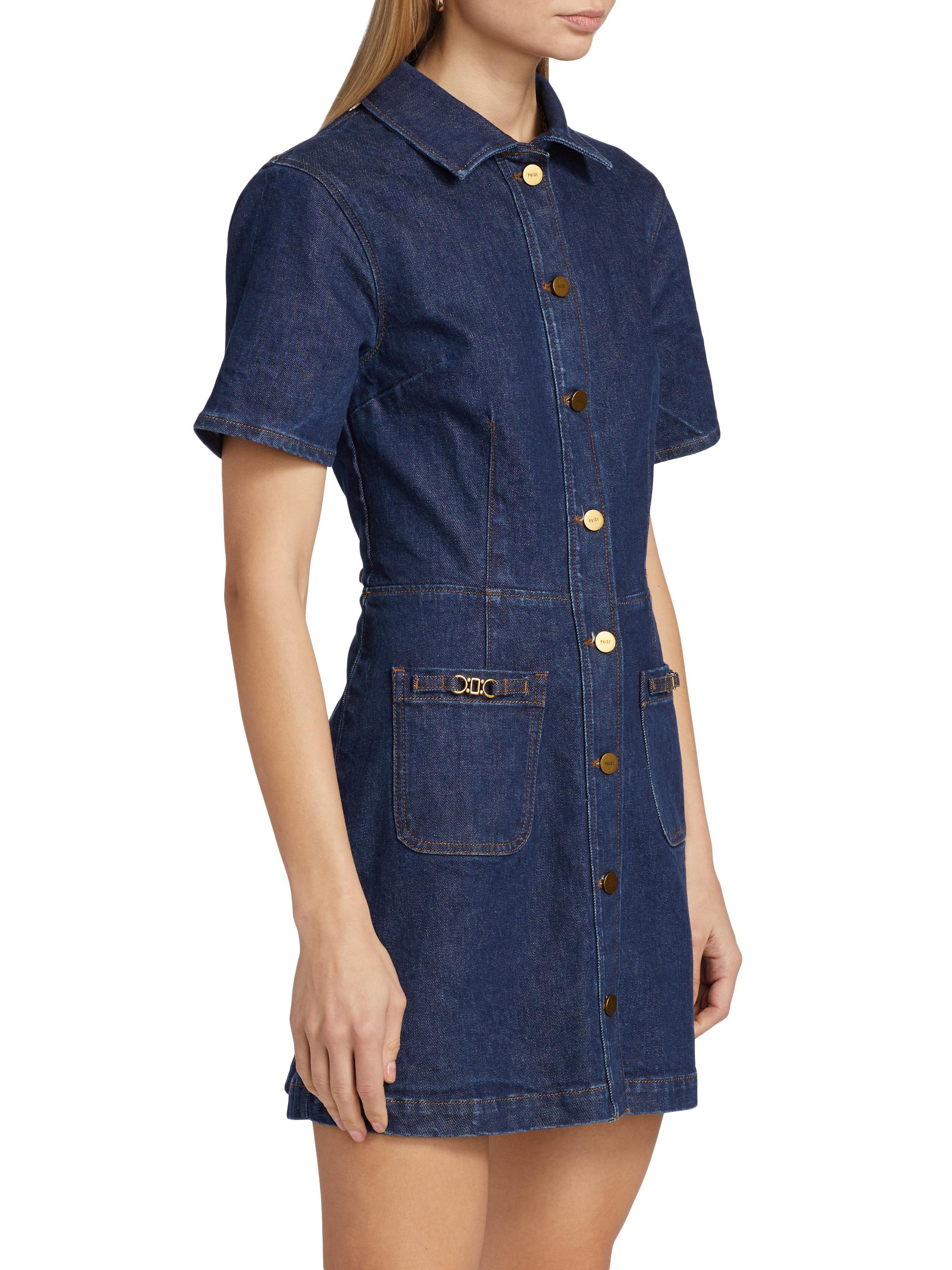 clementine embroidered collared mini dress FSW-1A main image 0