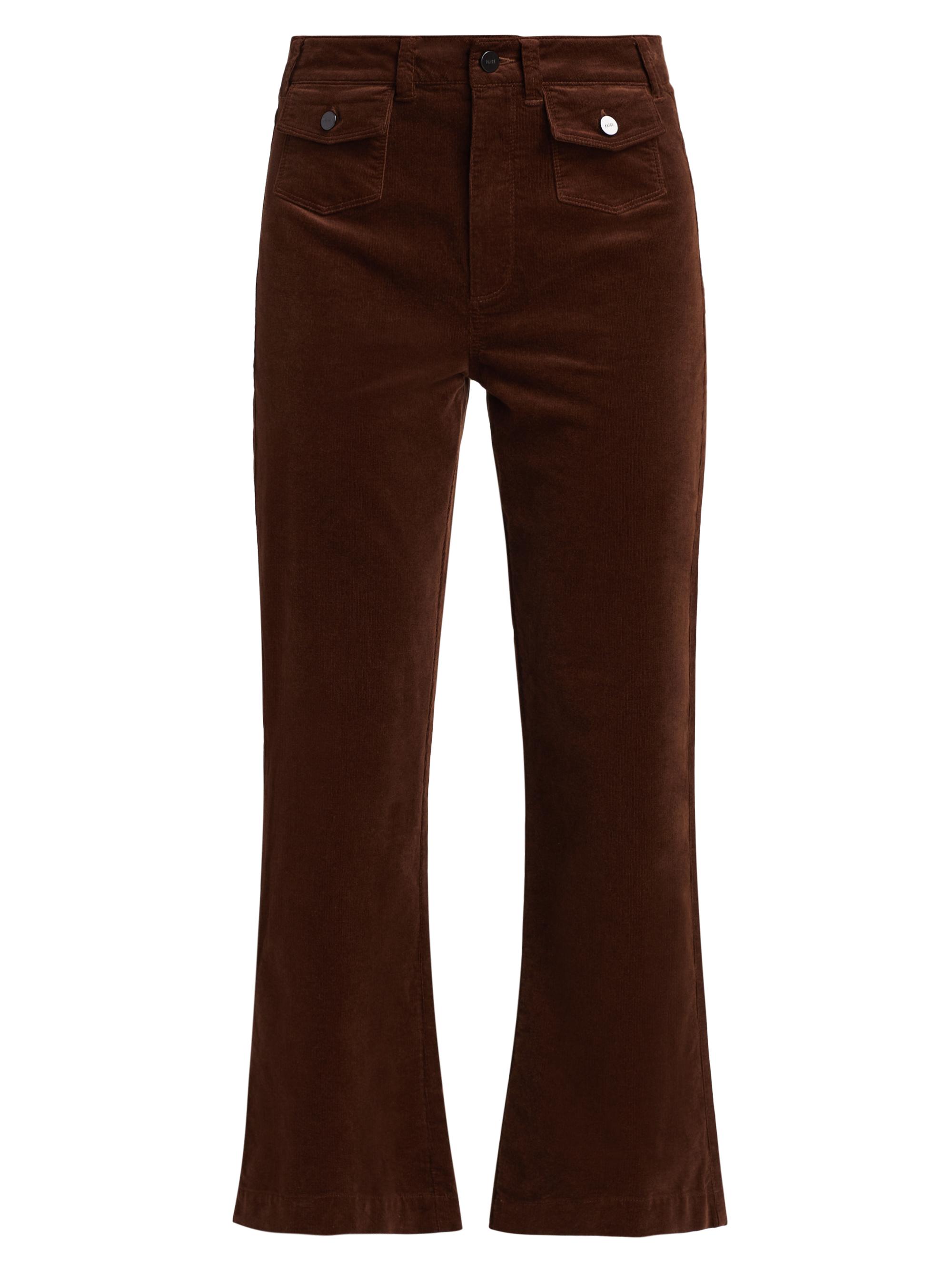 PAIGE Women's Leenah Ankle Jeans - Wide Leg, High Rise, Vintage Denim Medium Wash - View #4