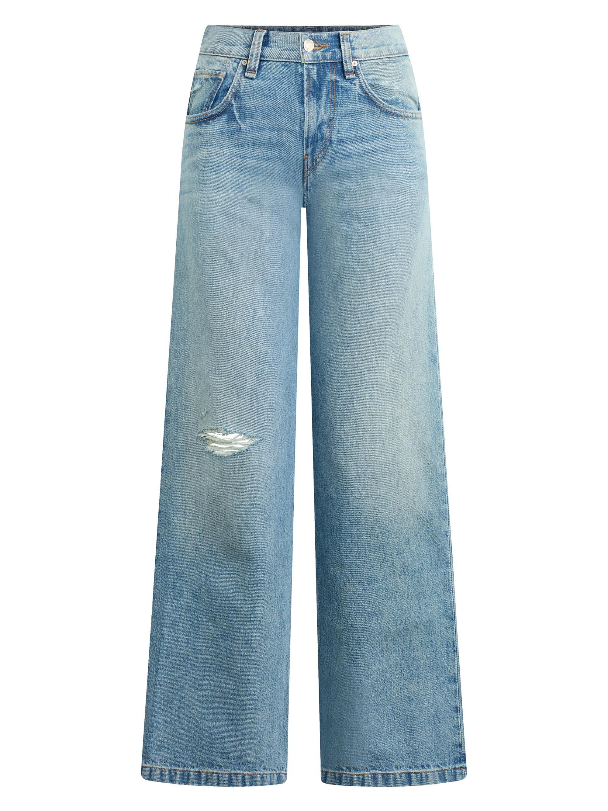 Hudson Jeans Women's Rylee Low-Rise Wide-Leg Jeans - Monarch