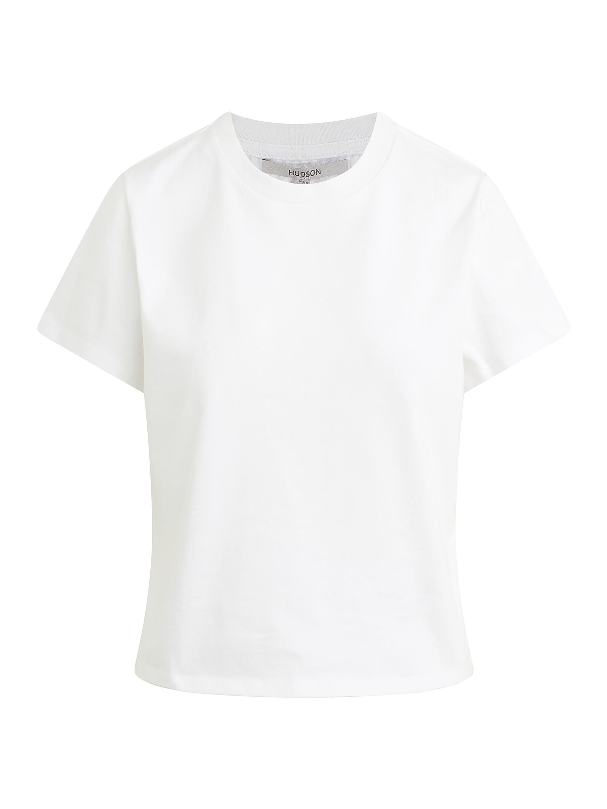 Hudson Jeans Women's Relaxed Cotton T-Shirt - White