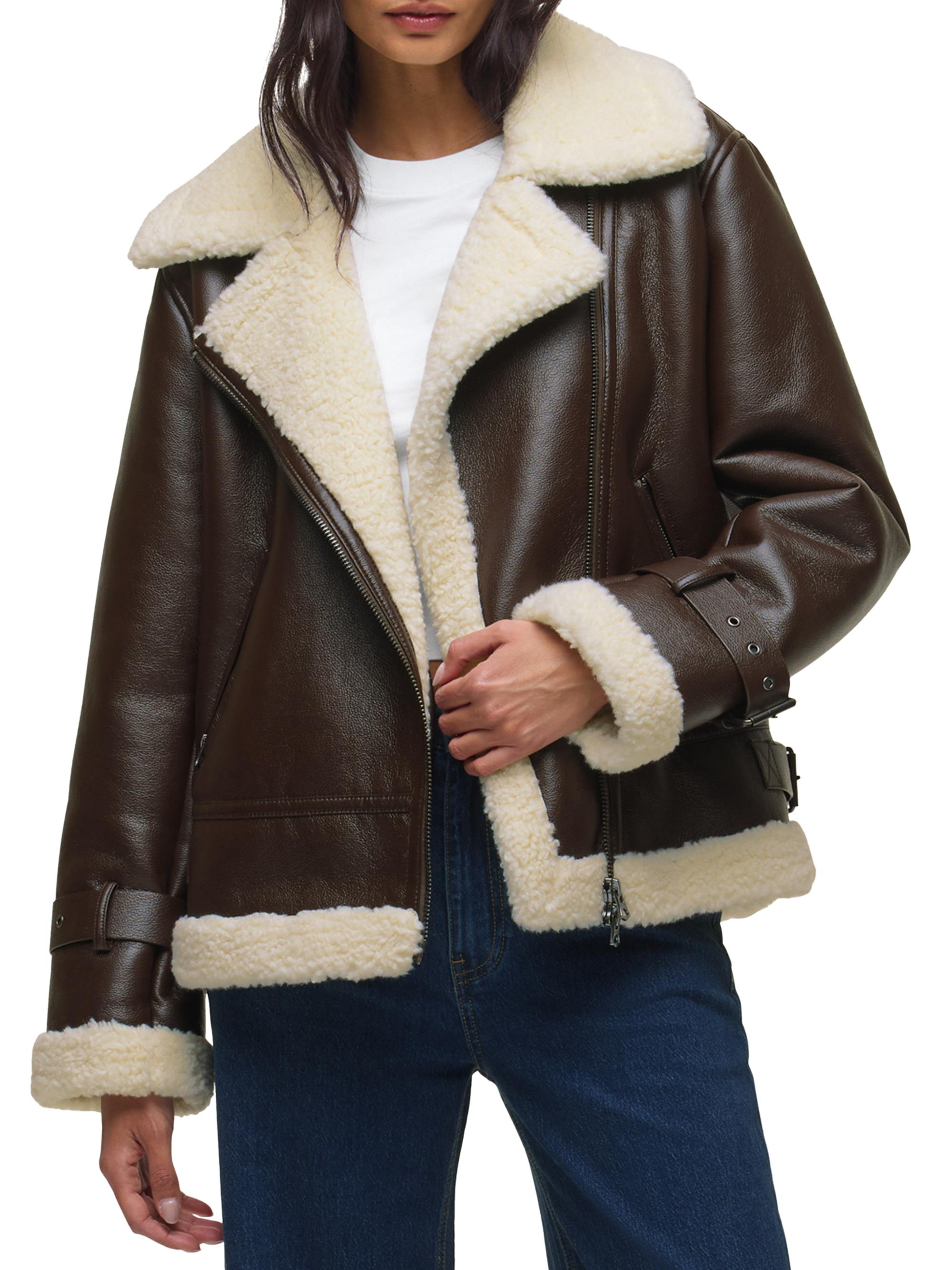 Hudson Jeans Faux Leather Jacket | Saks Fifth Avenue