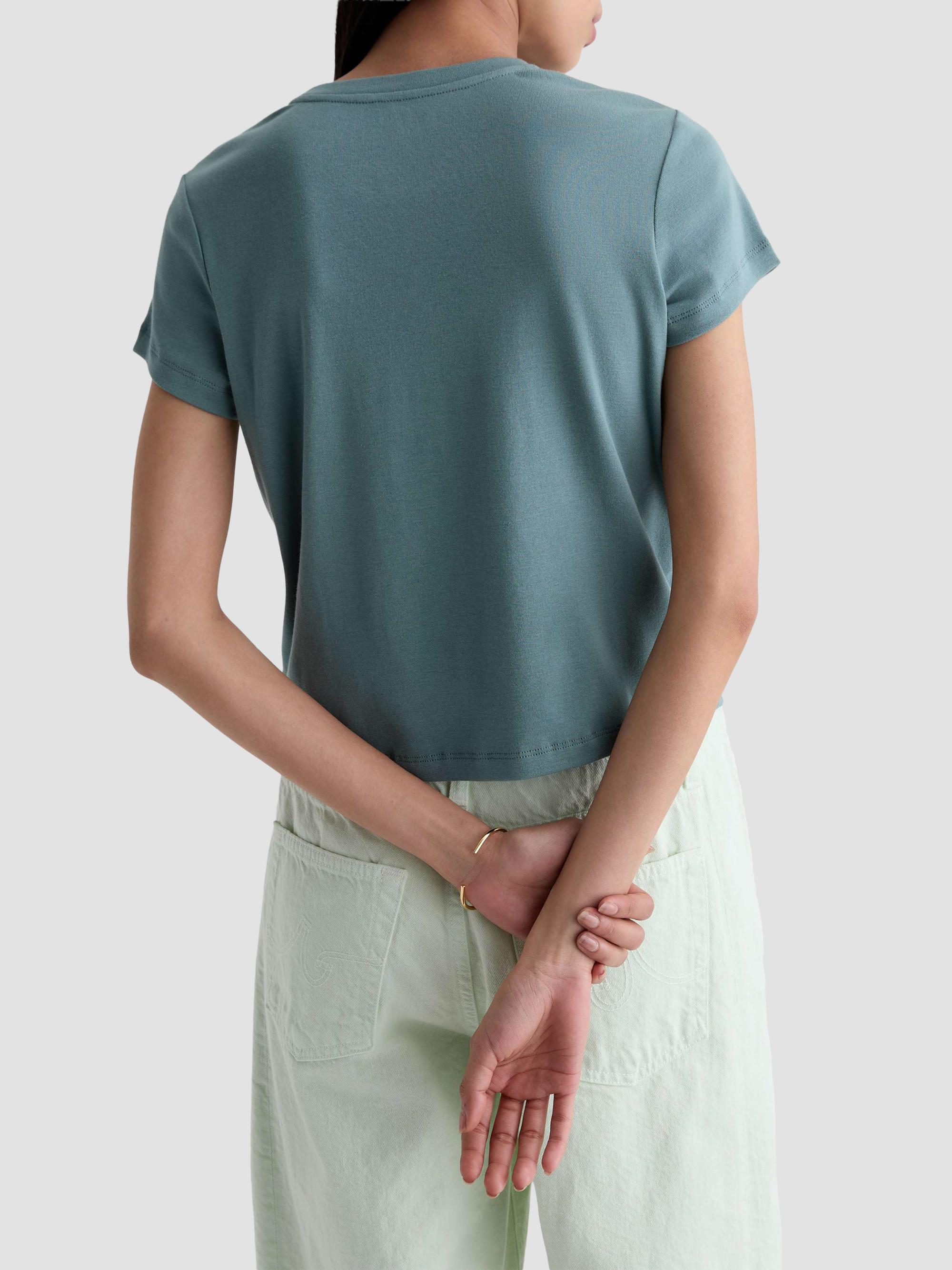 AG Jeans Women's Sadie Crewneck T-Shirt - Cheers Hour | Thumbnail 3