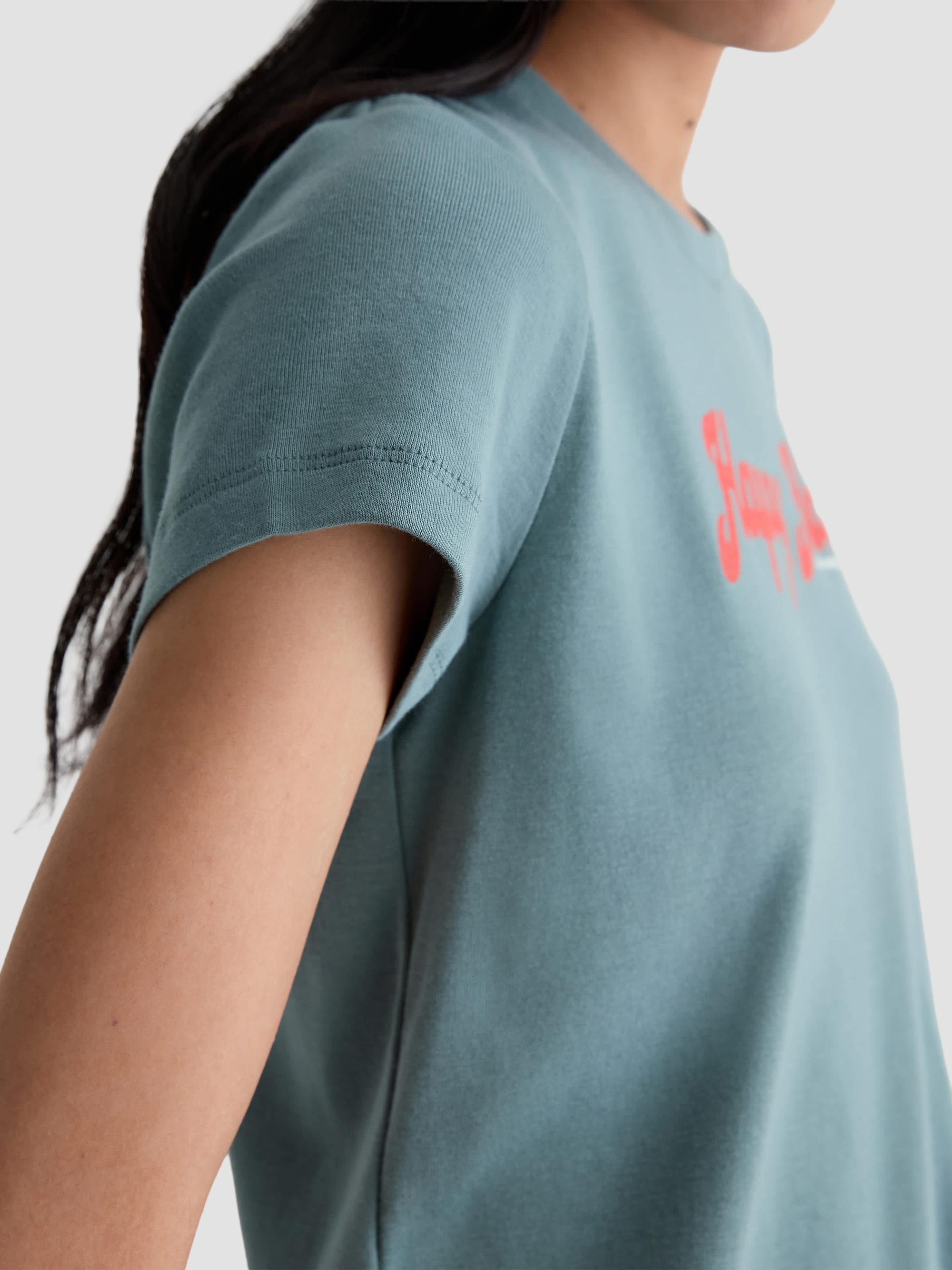 AG Jeans Women's Sadie Crewneck T-Shirt - Cheers Hour | Thumbnail 6