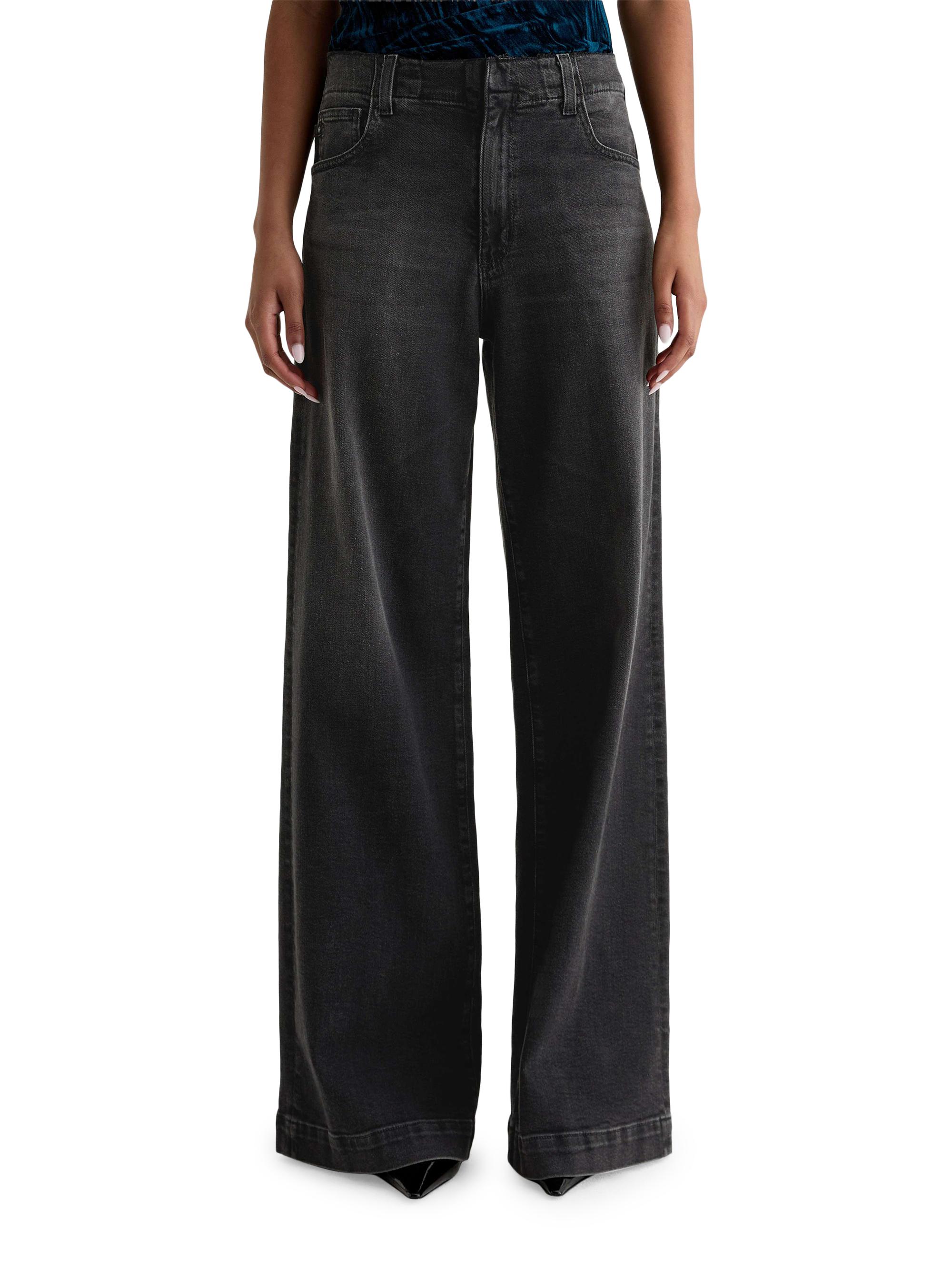 AG Jeans Women's Deven Stretch-Cotton Wide-Leg Jeans - Nebula