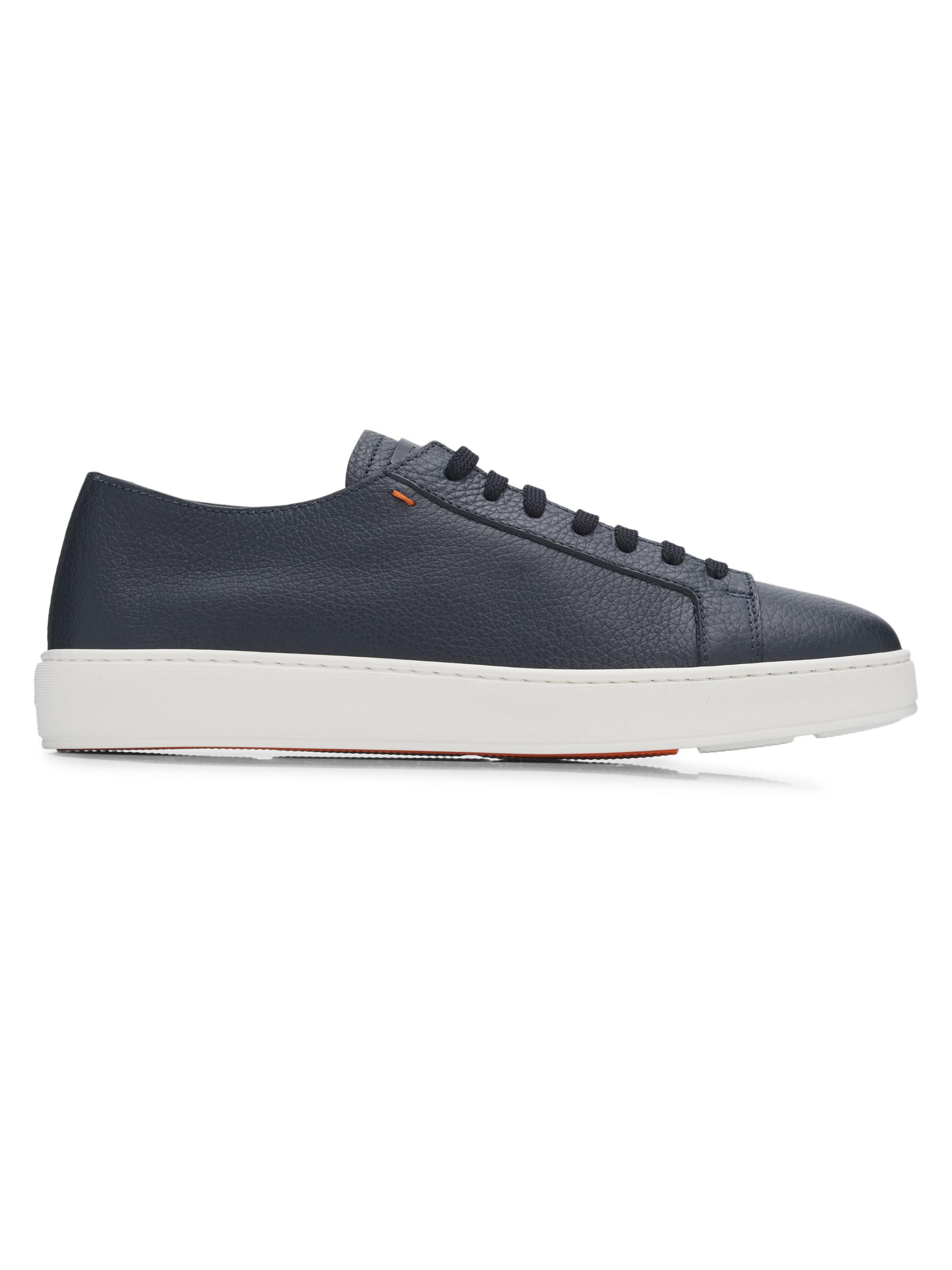 Brunello Cucinelli Suede-Trim Low-Top Leather Sneakers | Saks