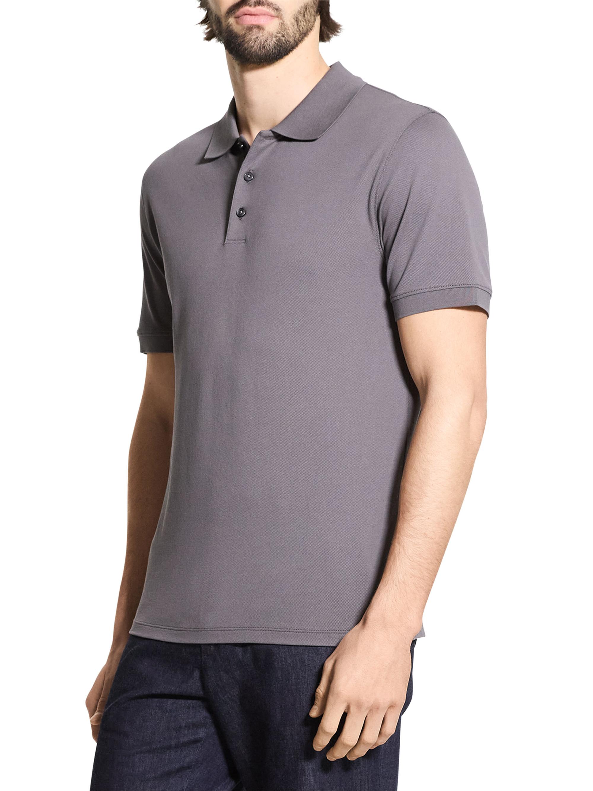 Theory Precise Cotton Piqué Polo Shirt | Saks Fifth Avenue