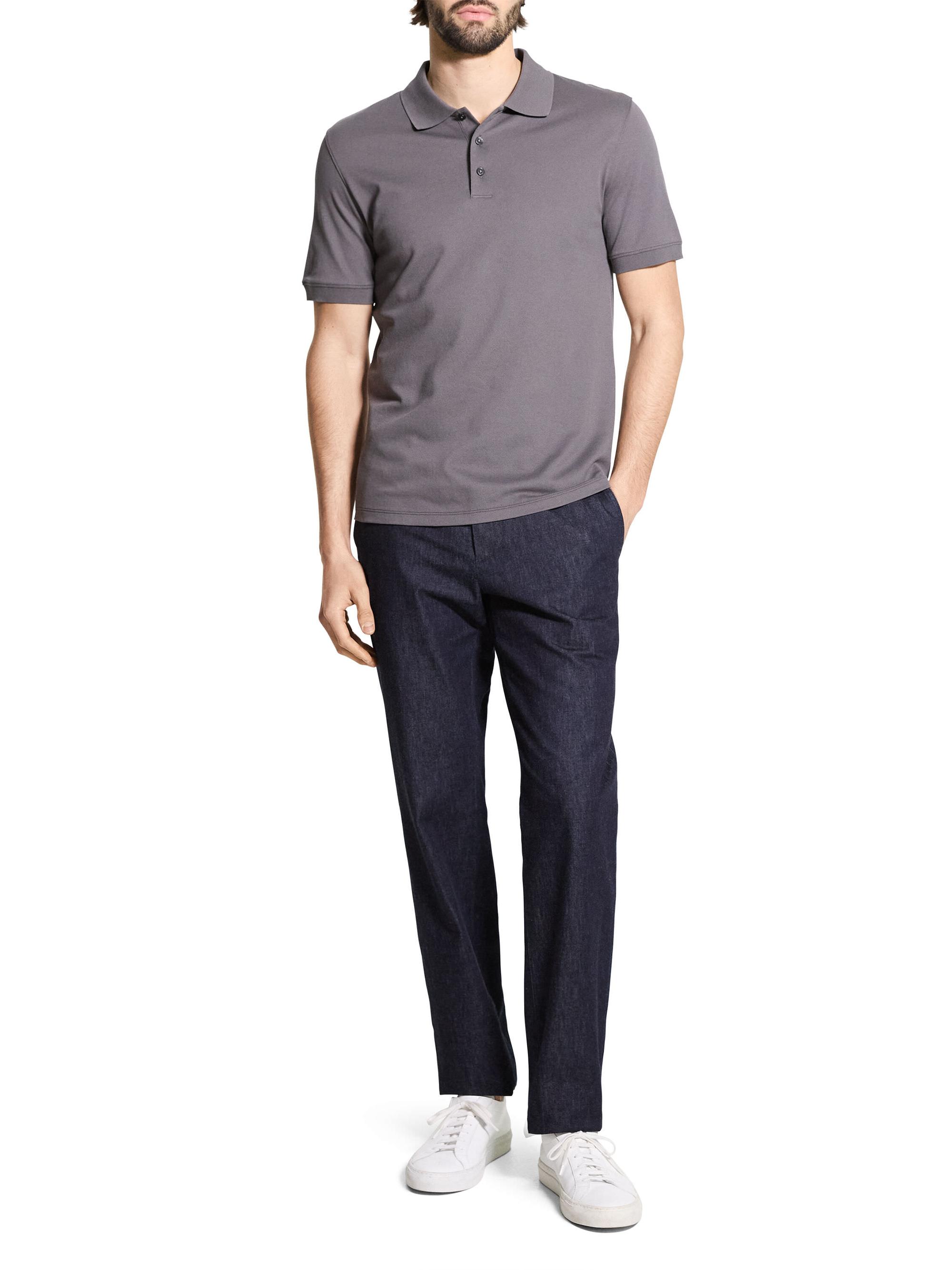 Theory Precise Cotton Piqué Polo Shirt | Saks Fifth Avenue