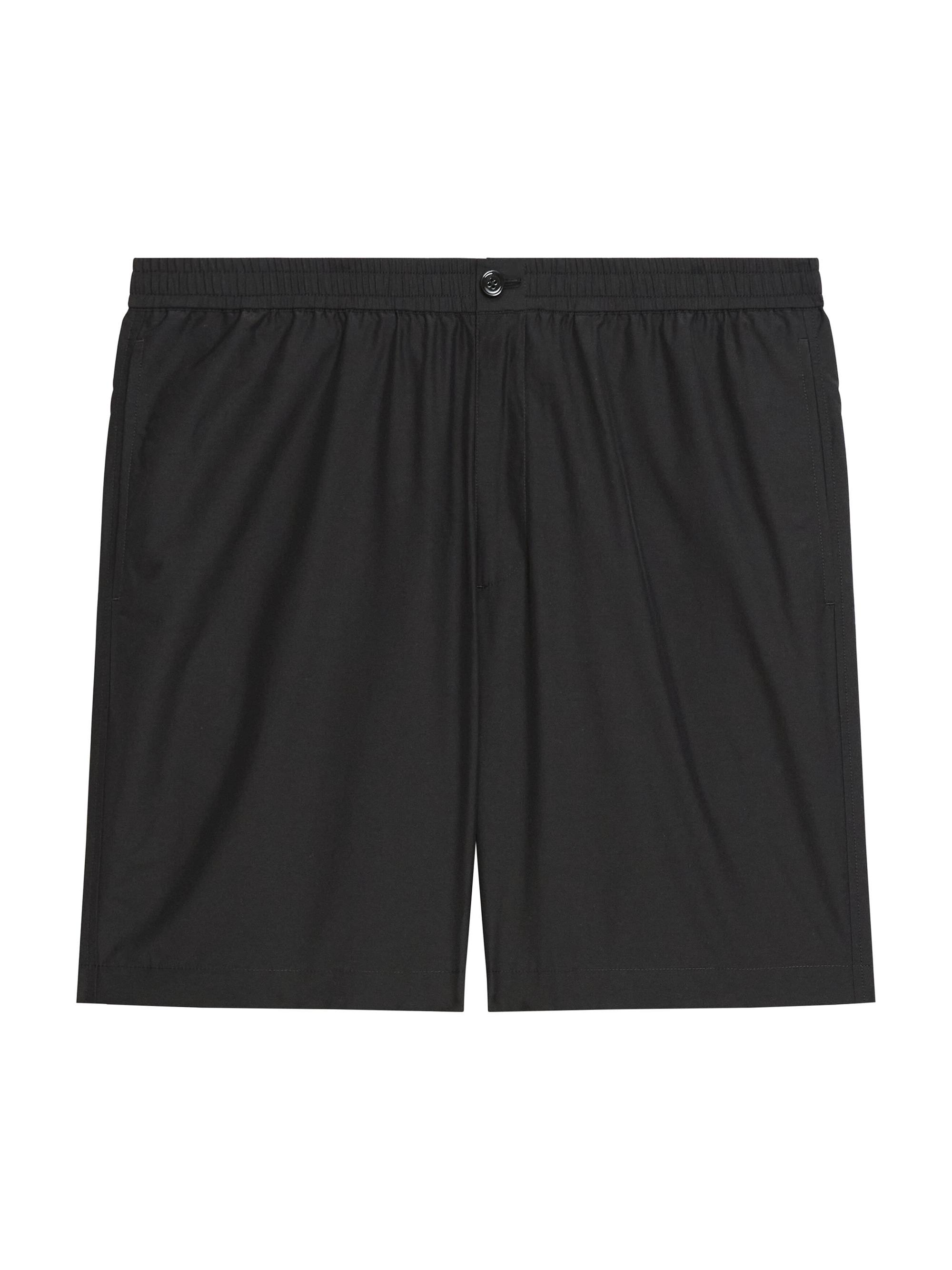 Theory Men's Straight Cotton-Nylon Shorts - Black