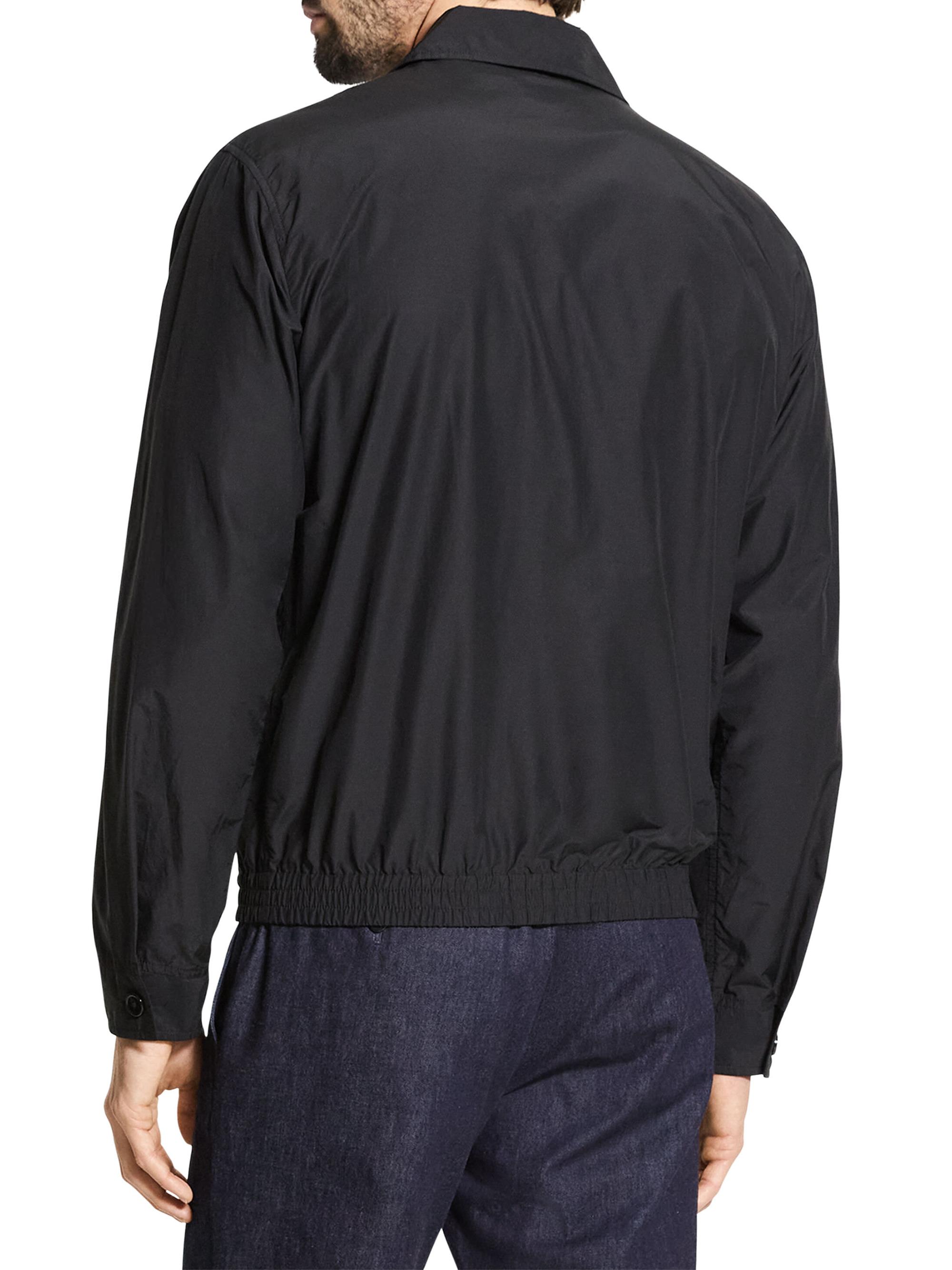 Theory Cotton-Blend Zip-Up Blouson Jacket | Saks Fifth Avenue