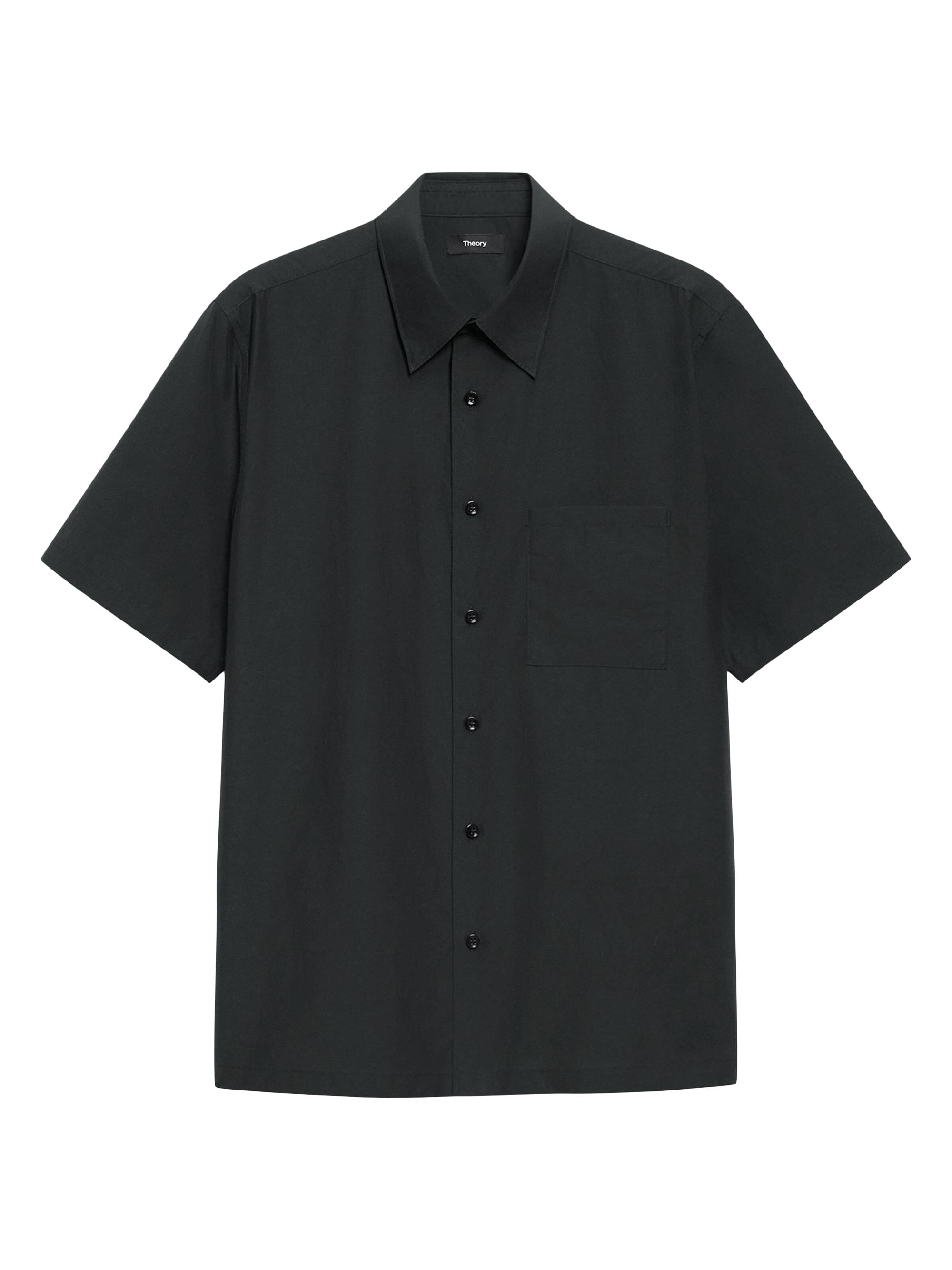 Theory Irving Linen Short-Sleeve Shirt | Saks Fifth Avenue
