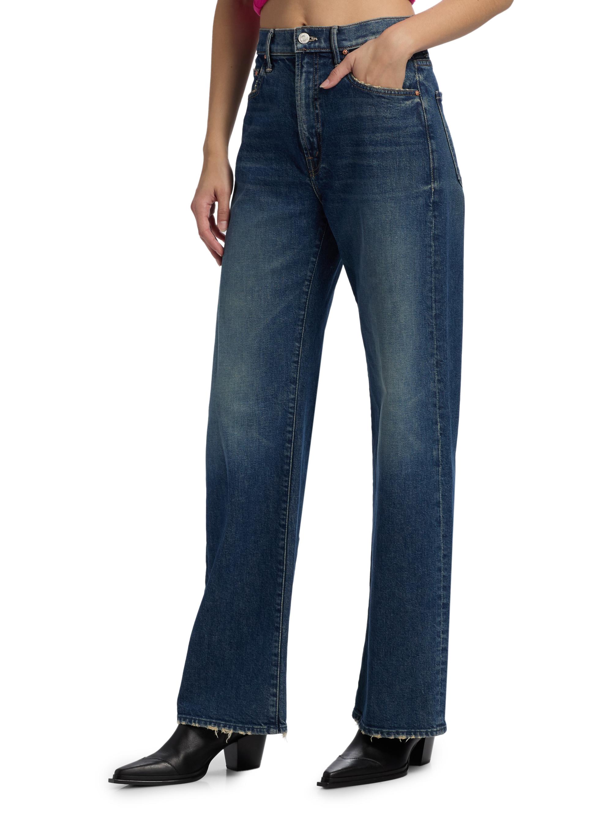 The Lasso Sneak High-Rise Straight-Leg Jeans