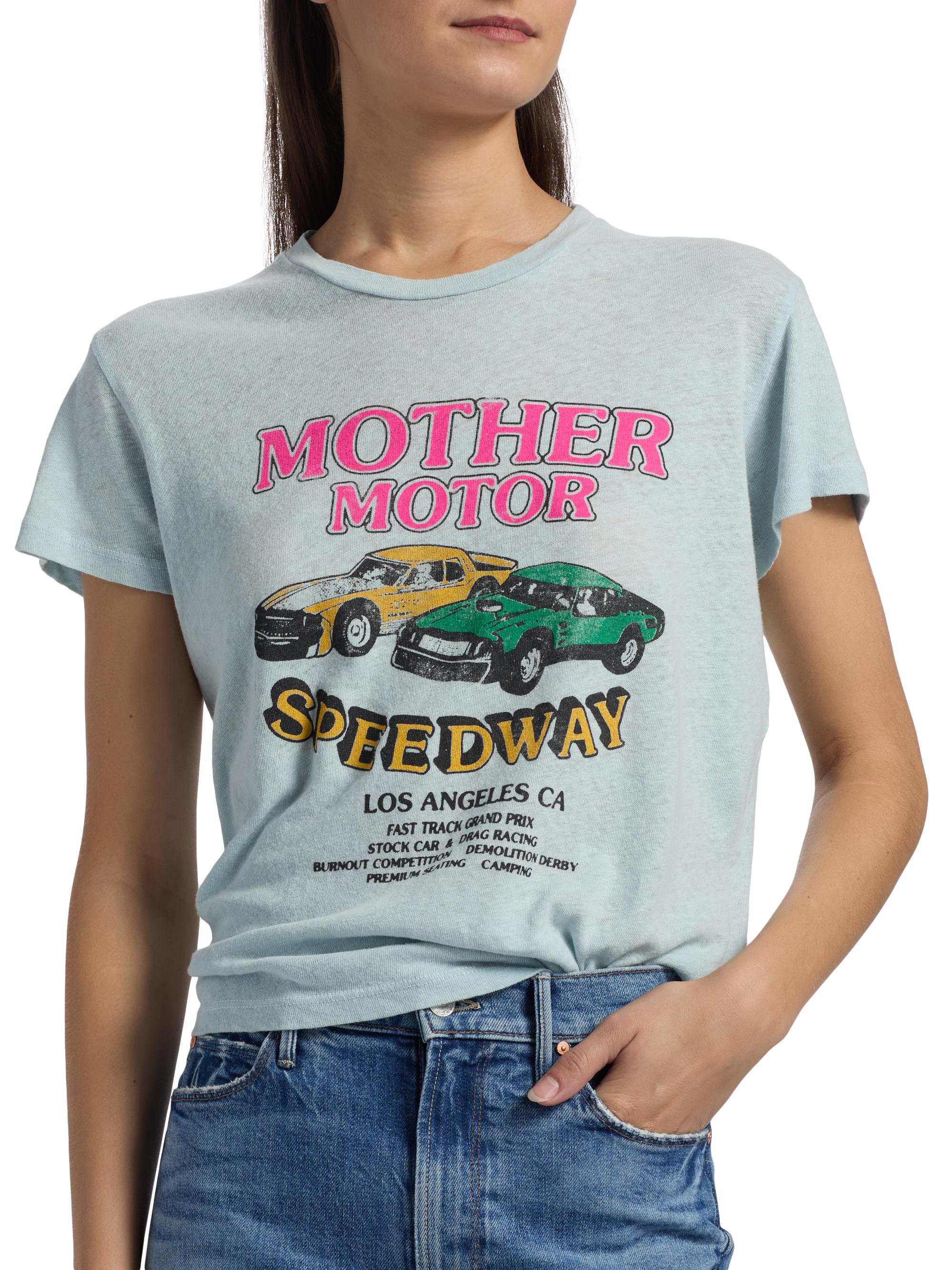 Mother The Sinful Cotton-Linen T-Shirt | Saks Fifth Avenue