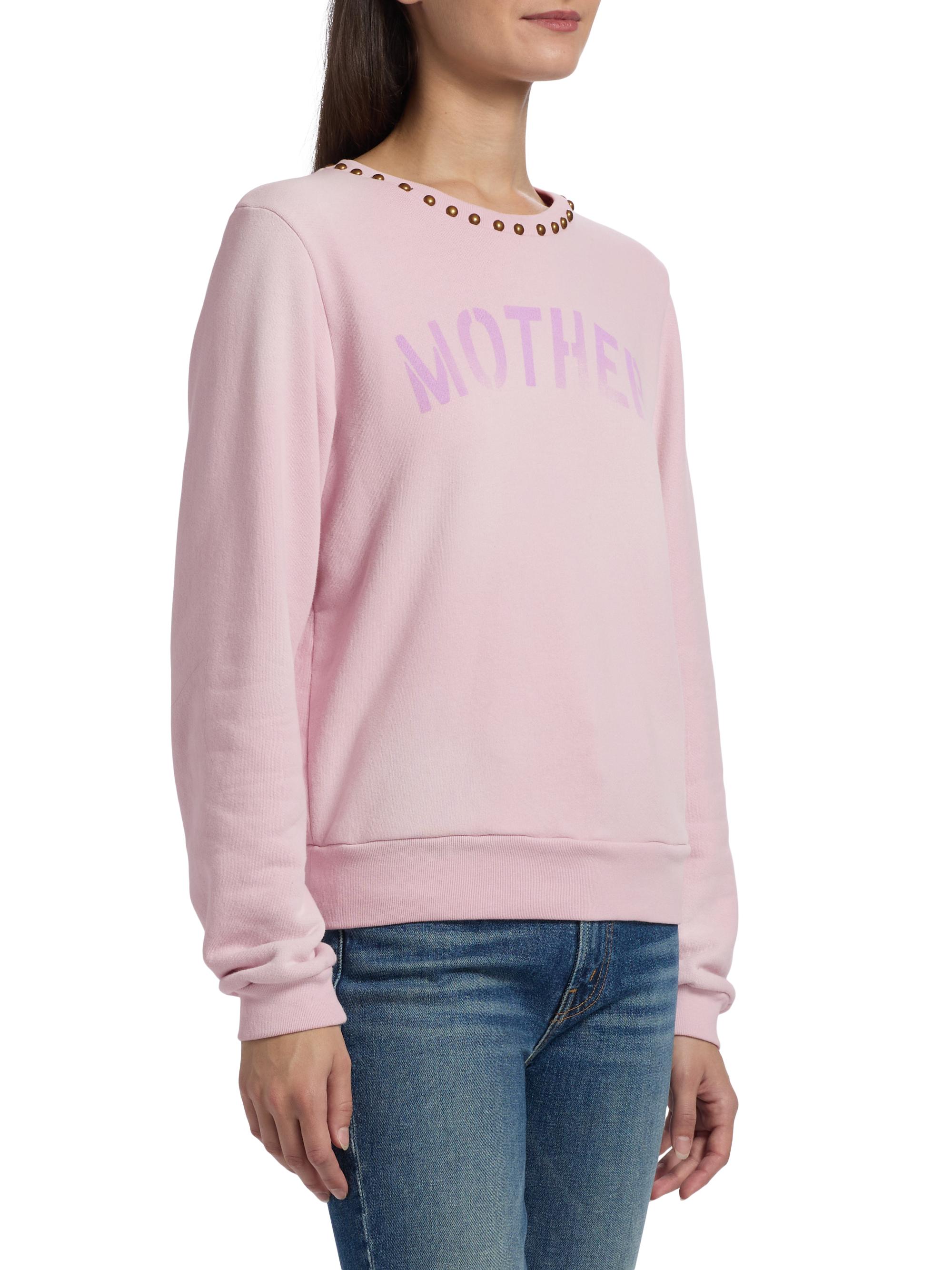 Mother The Camper Studded Logo Long-Sleeve T-Shirt | Saks Fifth Avenue