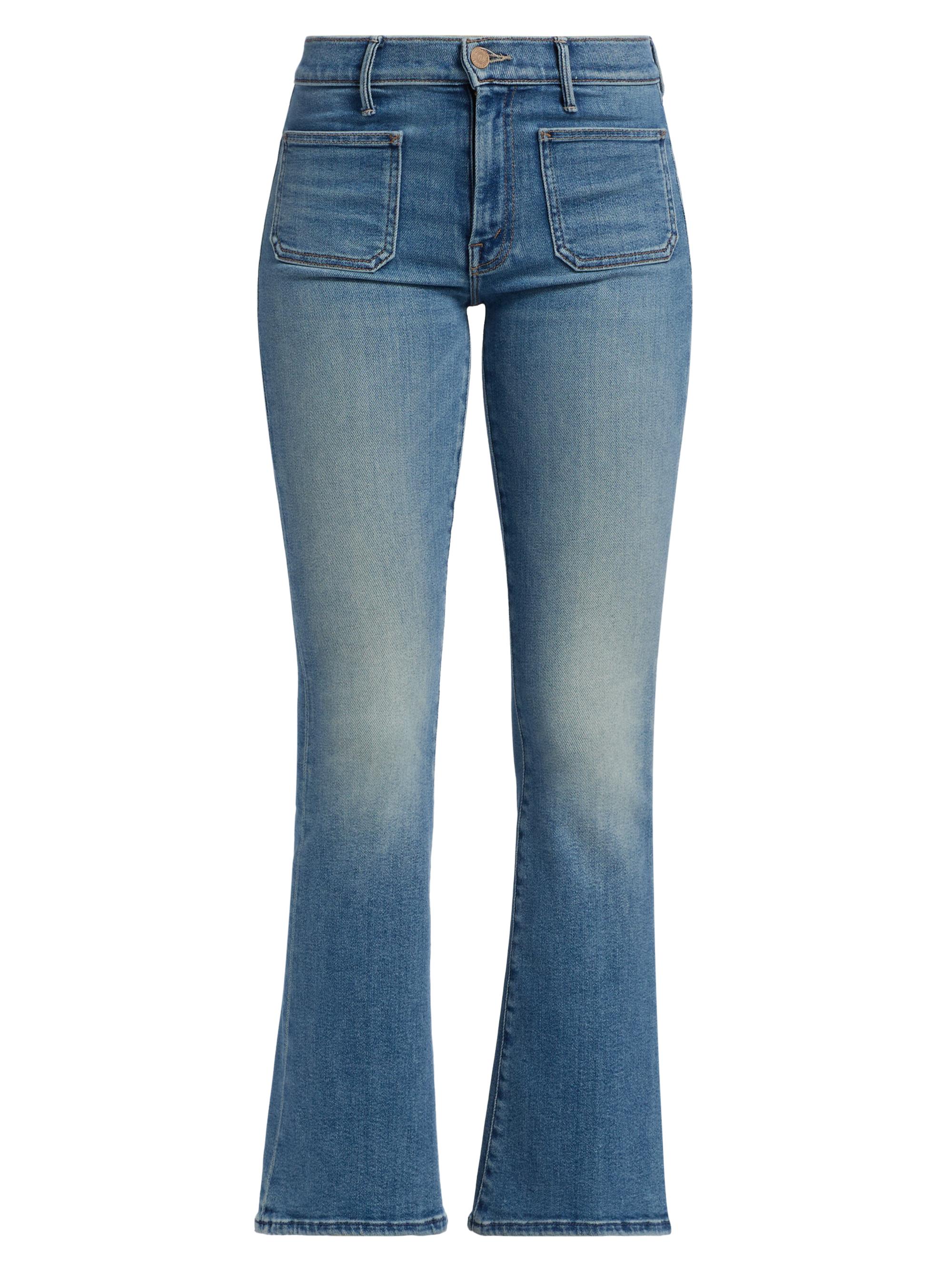 Mother Women's The Patch Pocket Weekender Jeans - Poppin Wheelies