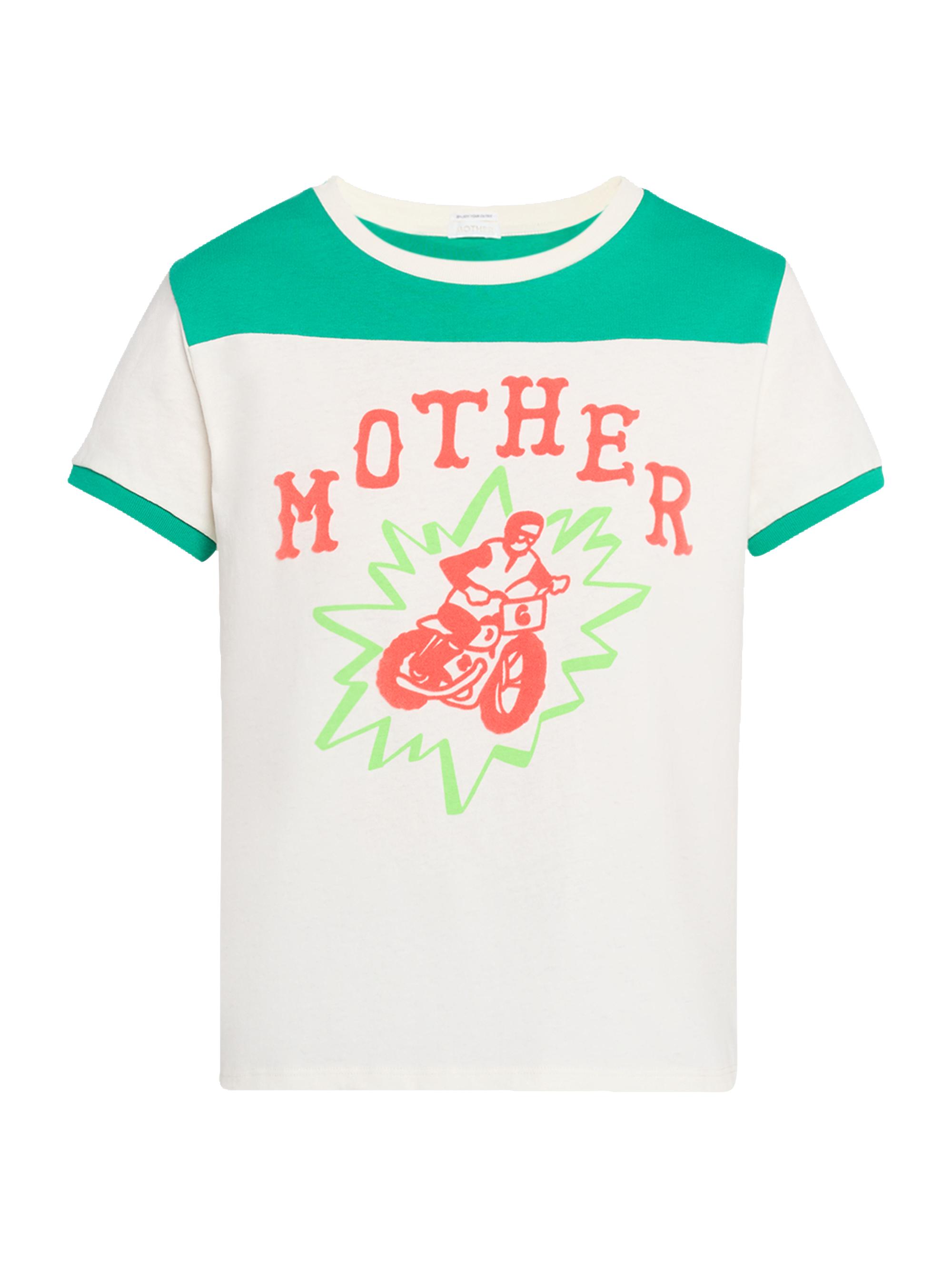 Mother Women's The Lil'Baller Graphic T-Shirt - White