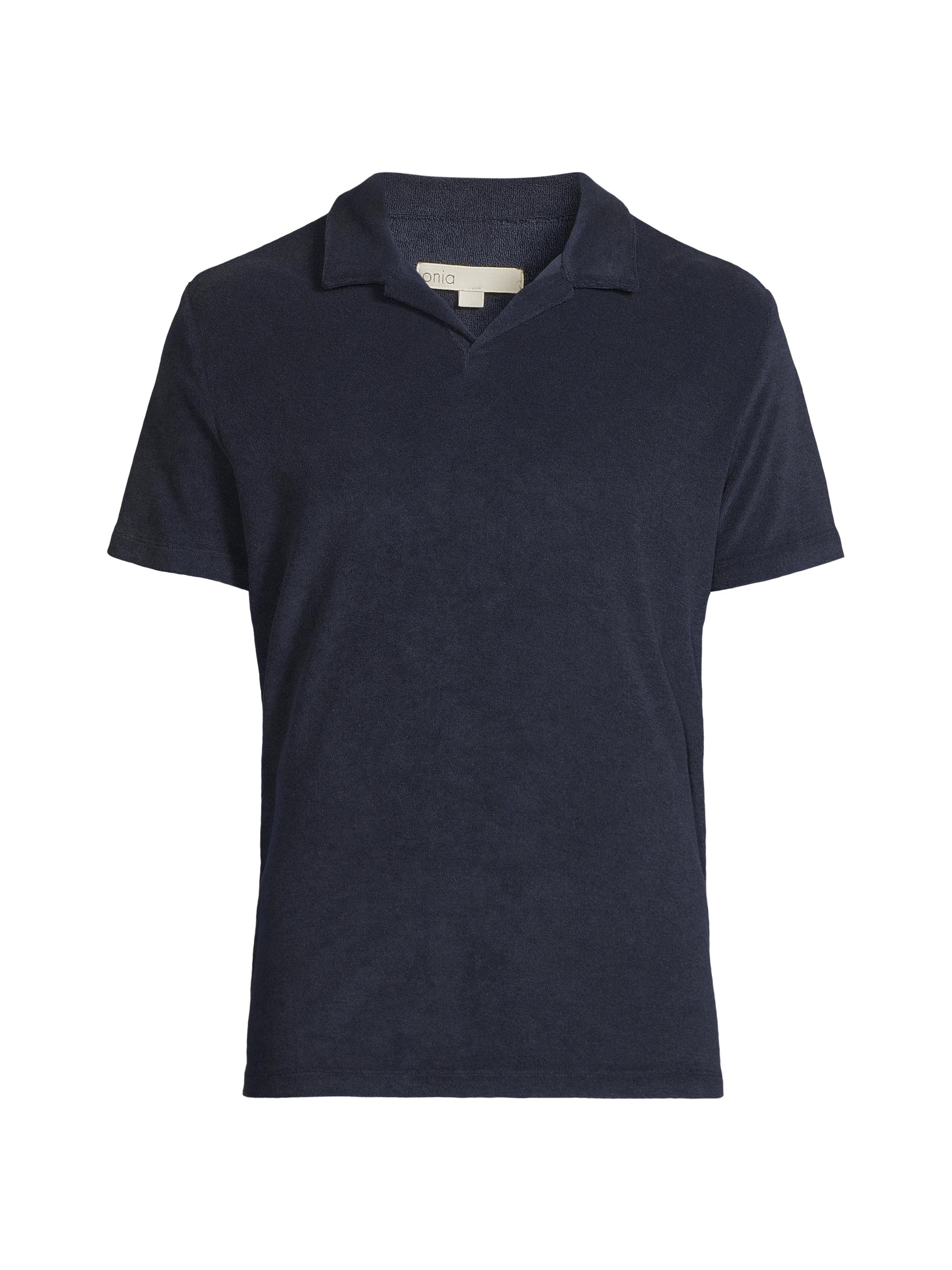 Onia Men's Towel Terry Polo Shirt - Deep Navy