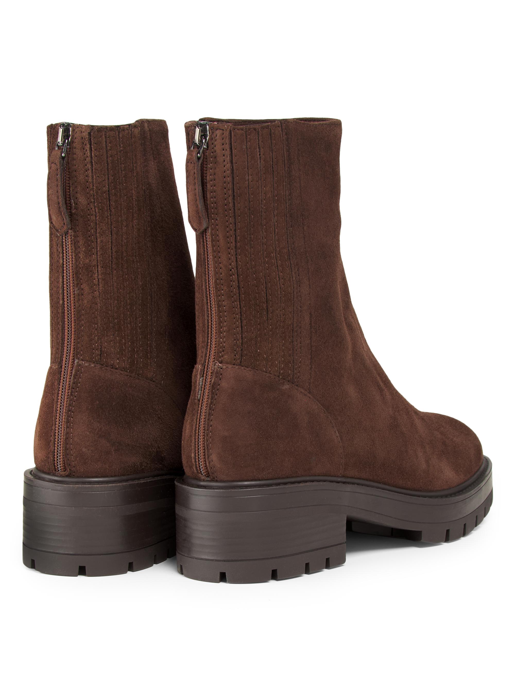 Aquazzura Saint Honroe Suede Combat Boots | Saks Fifth Avenue