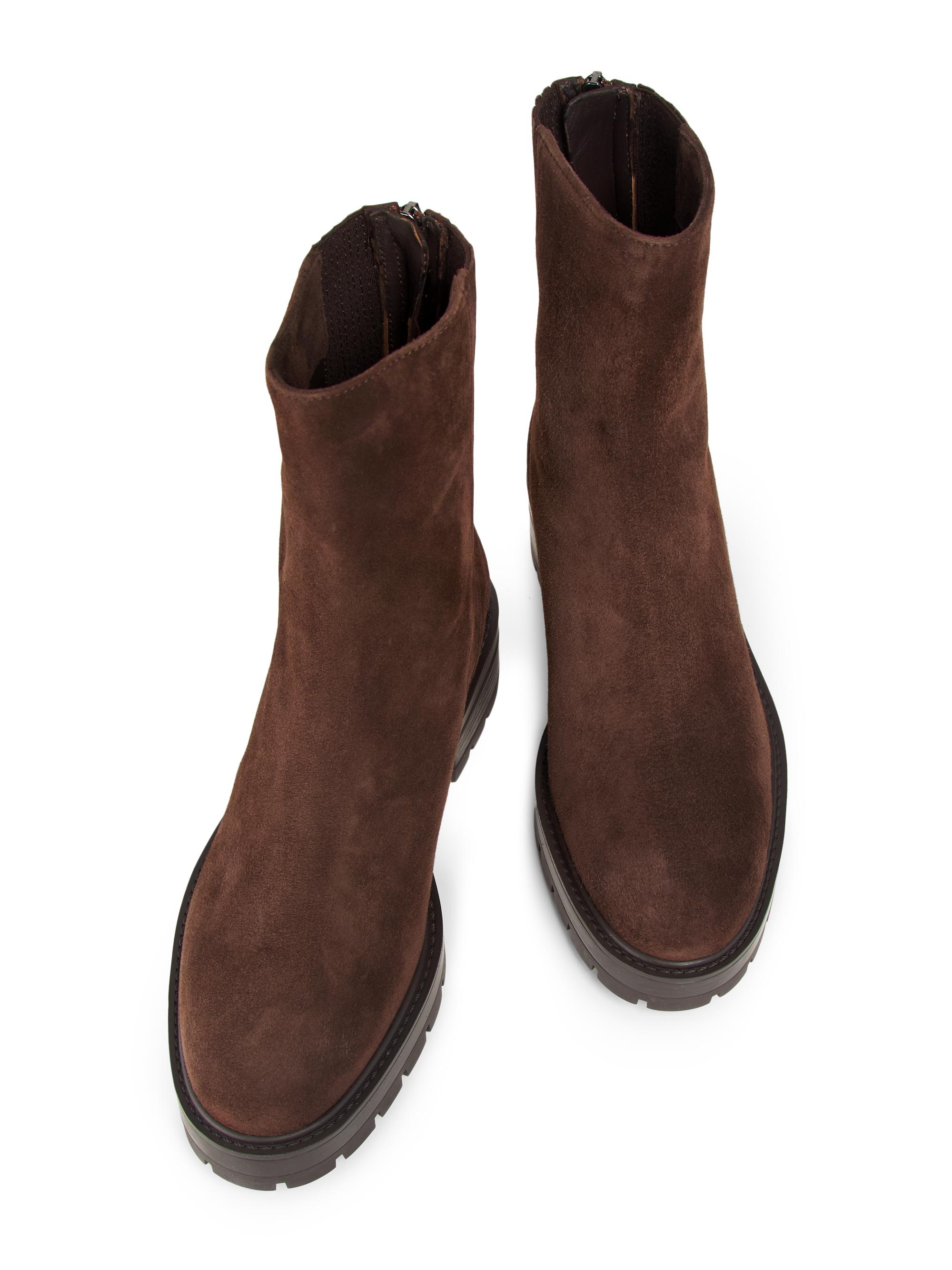 Aquazzura Saint Honroe Suede Combat Boots | Saks Fifth Avenue