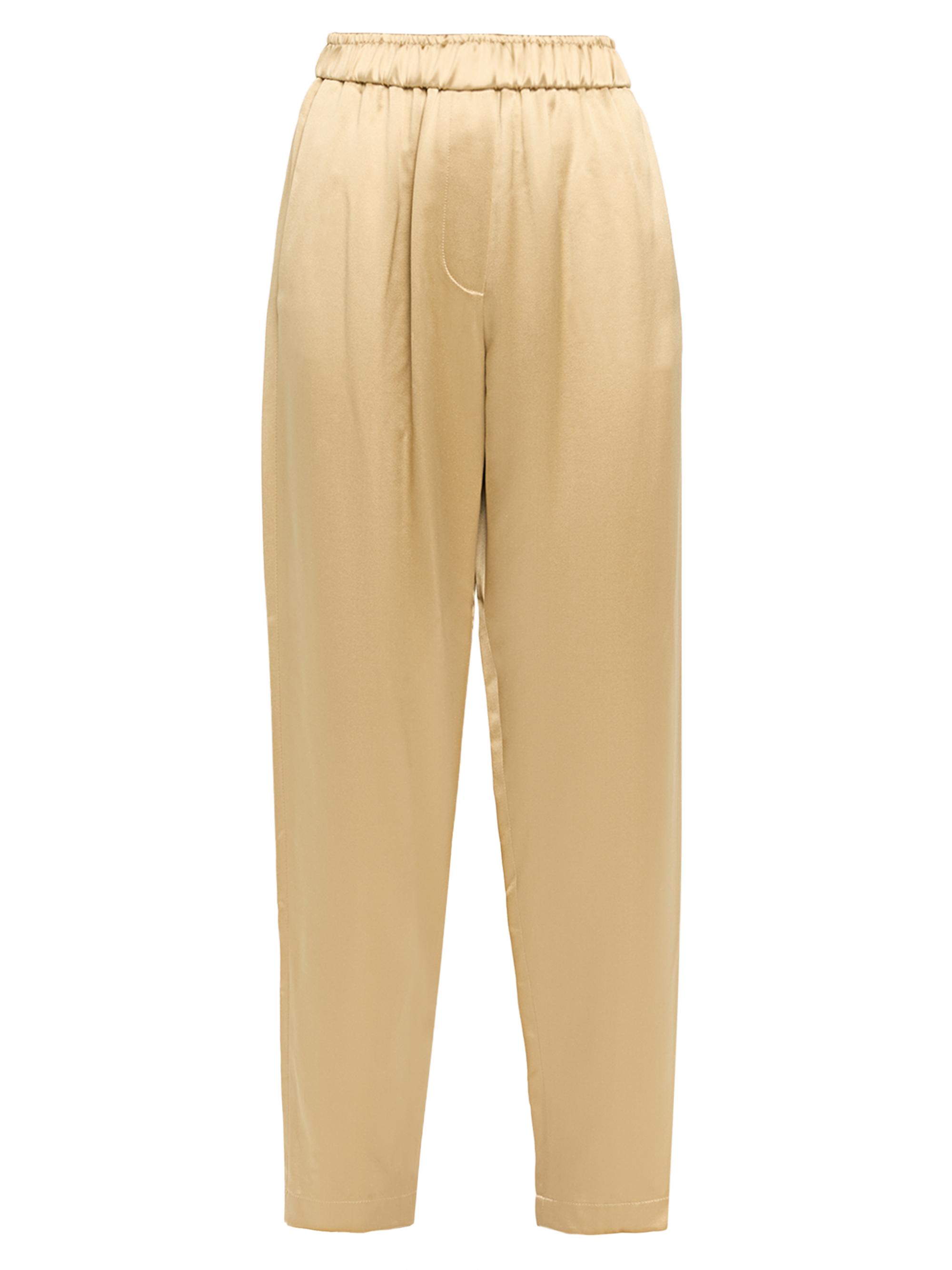 Giorgio Armani Silk Elasticized High-Rise Wide-Leg Pants | Saks