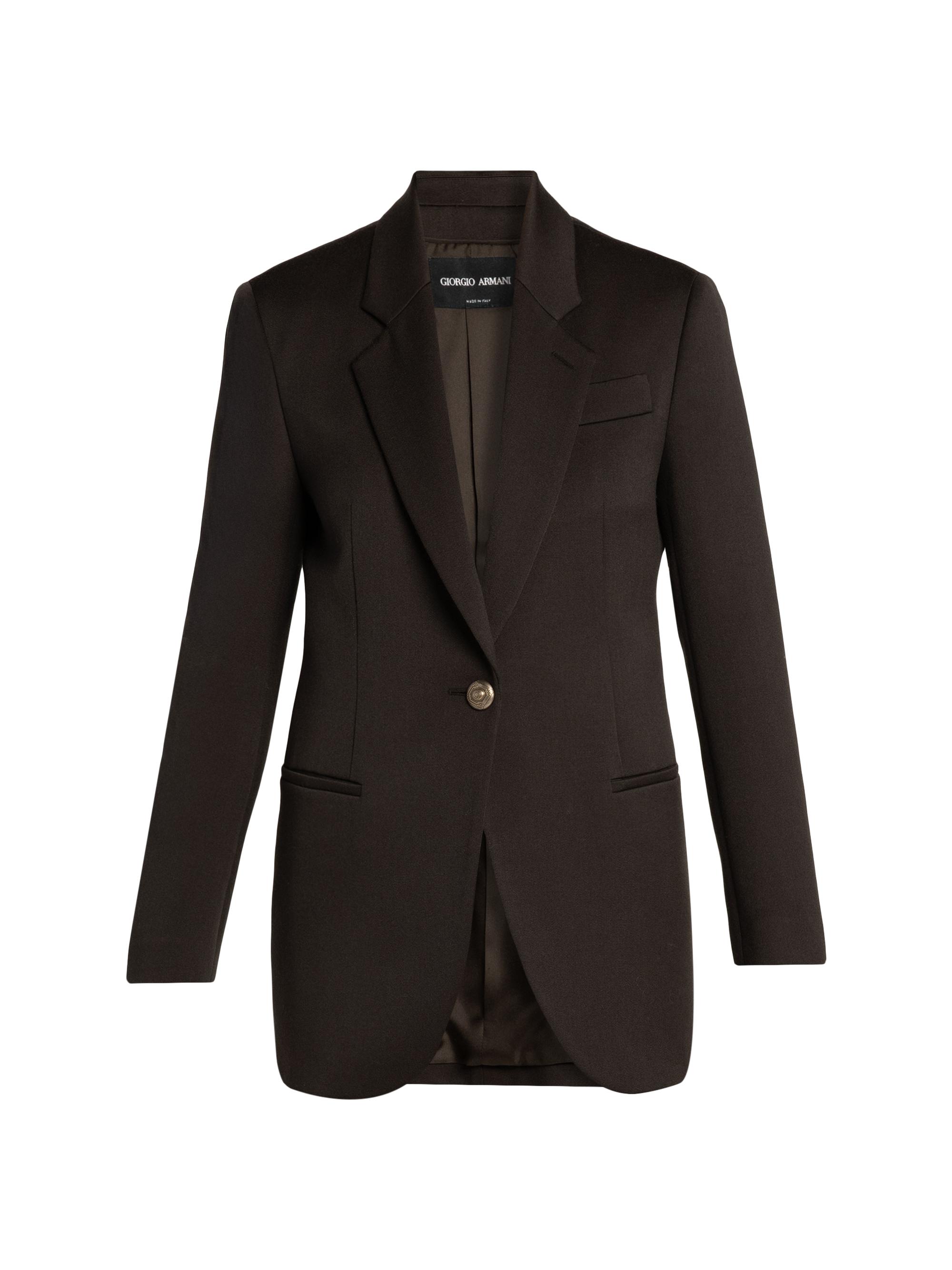 Giorgio Armani Linen-Silk Tailored Blazer | Saks Fifth Avenue