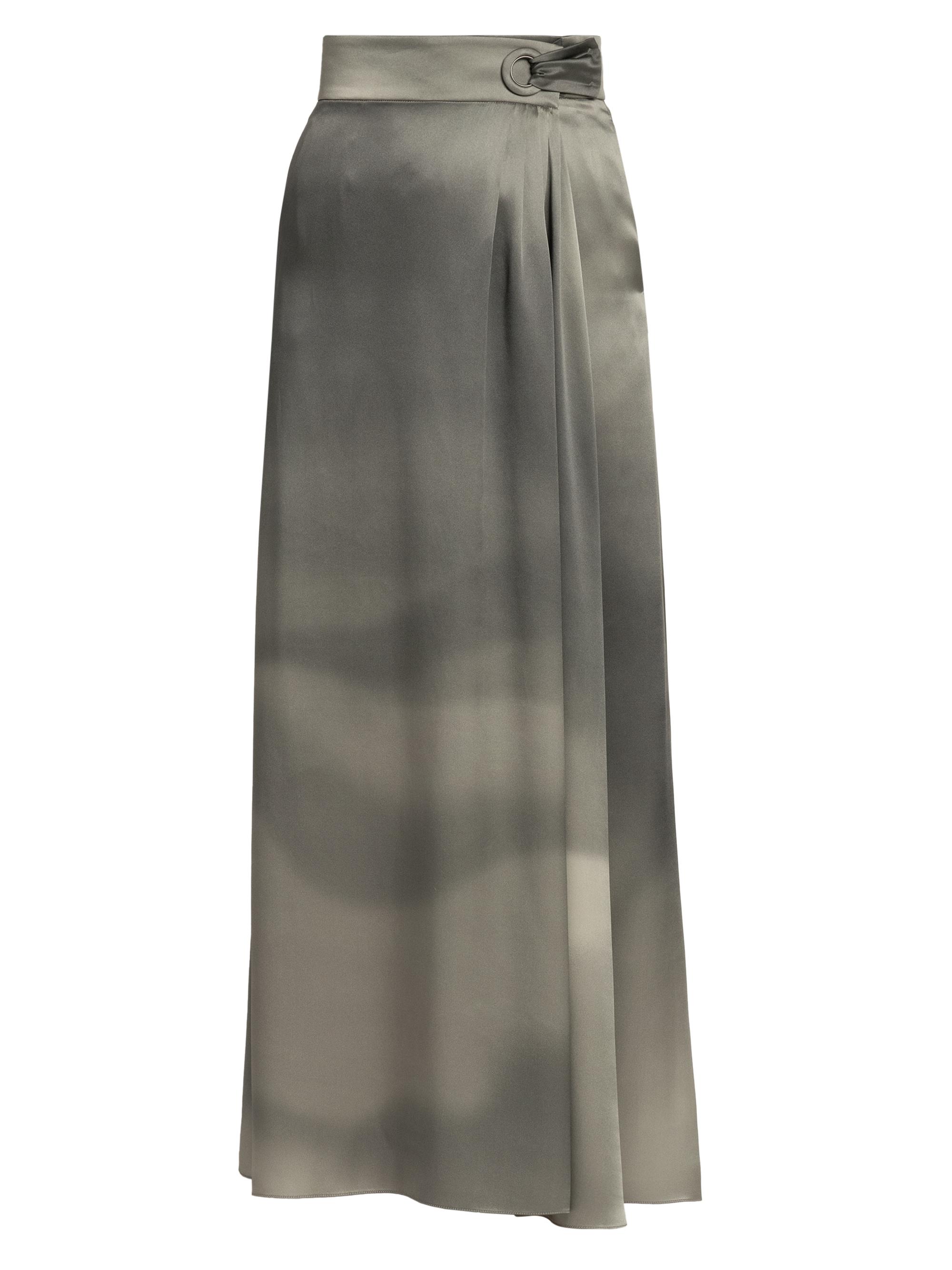 Giorgio Armani Women's Silk Maxi Skirt - Vetiver