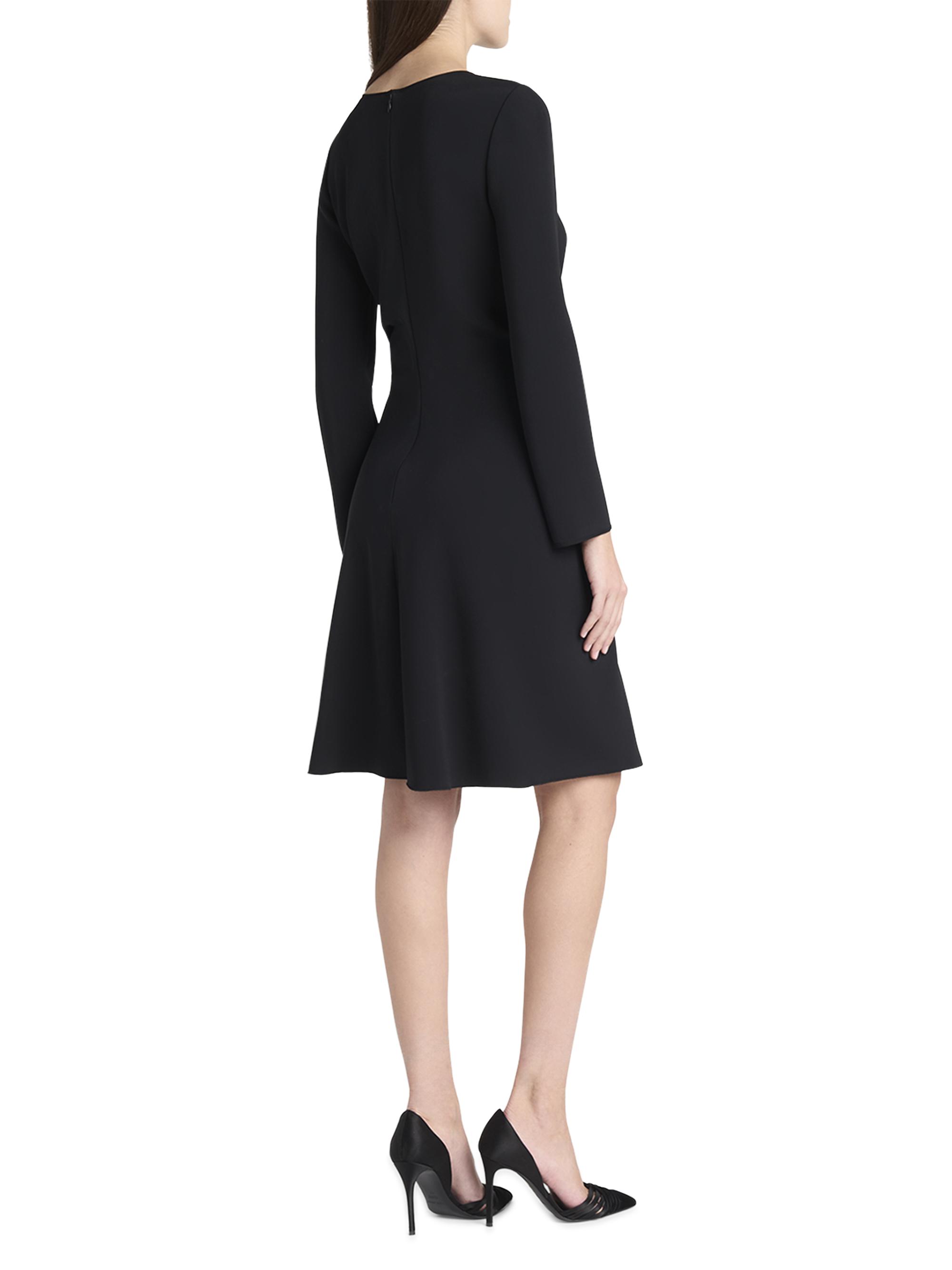 Gathered Sheath Midi-Dress