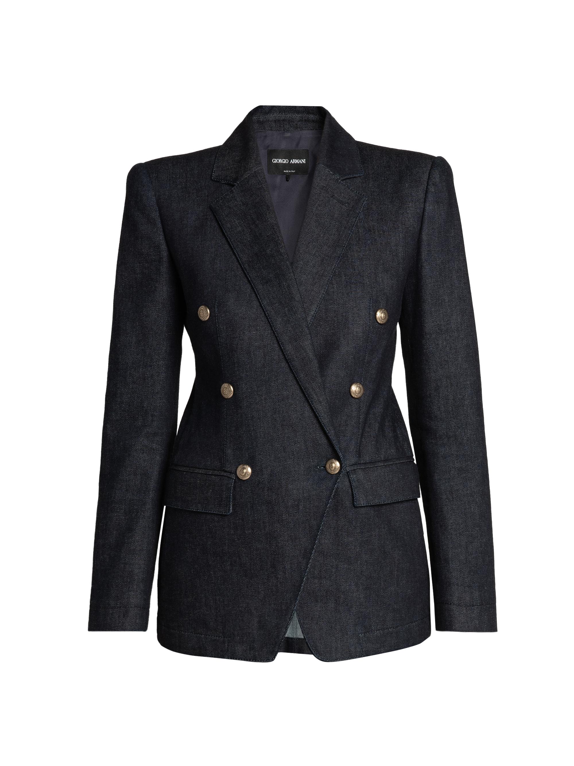 Giorgio Armani Silk One-Button Blazer | Saks Fifth Avenue