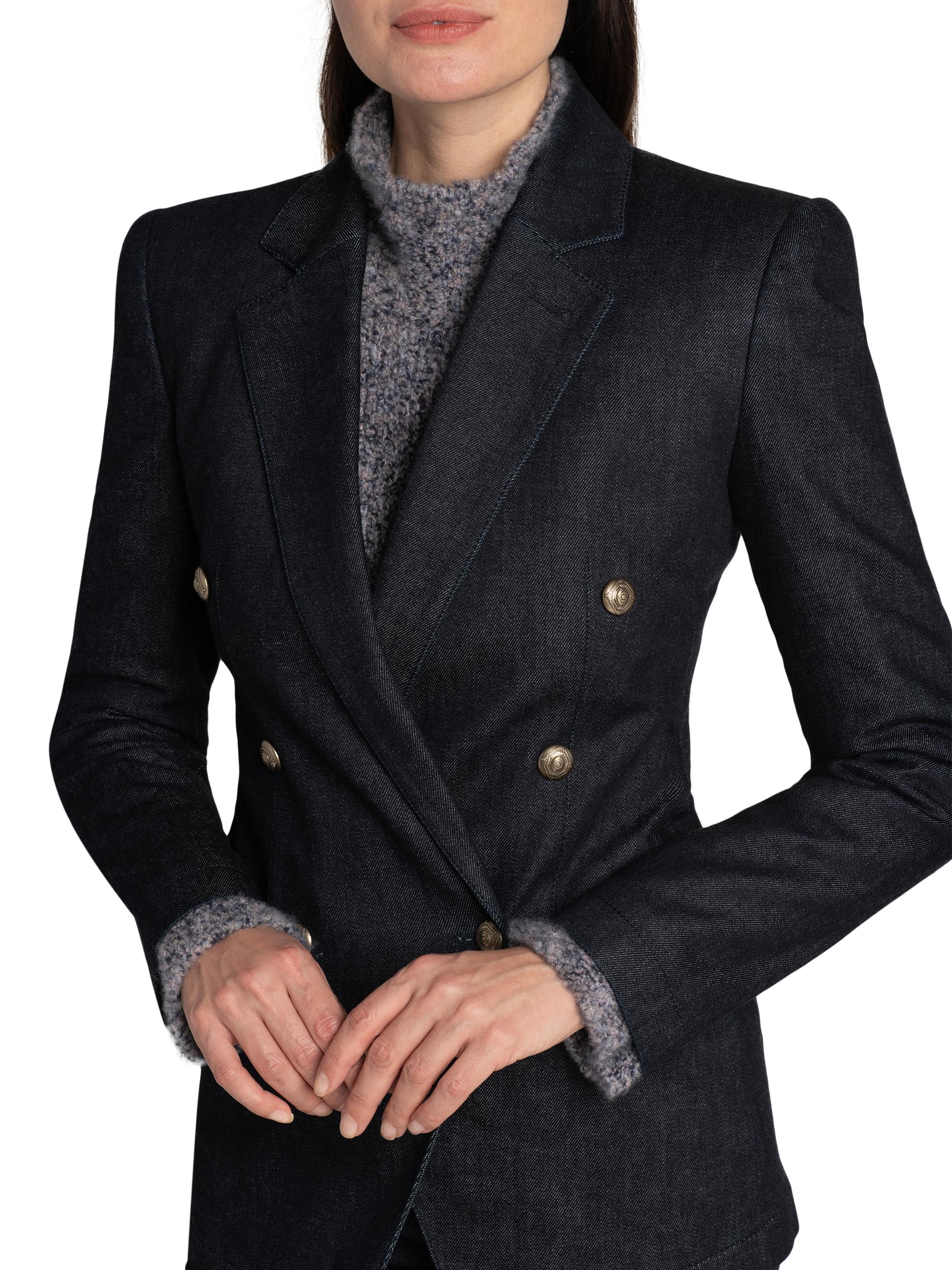 Giorgio Armani Textured Double-Breasted Blazer | Saks Fifth Avenue