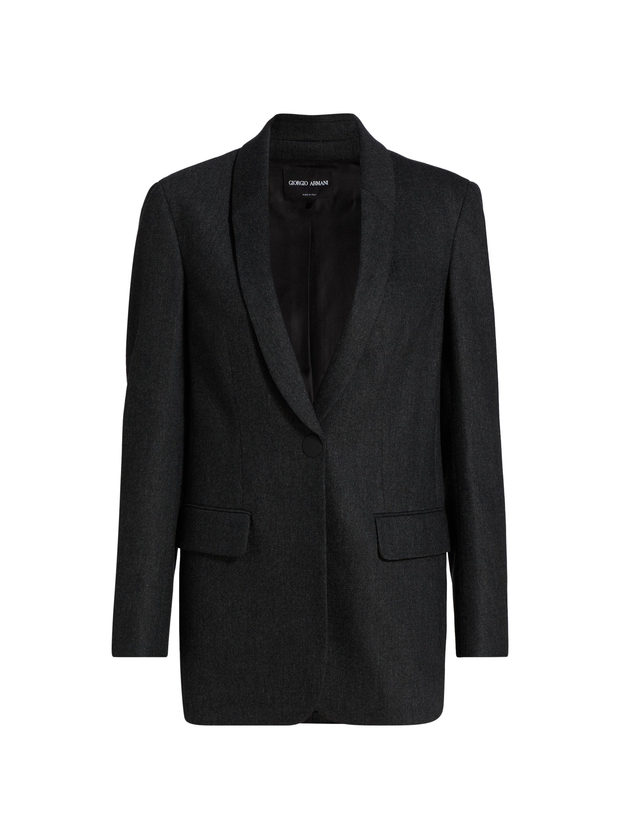 Giorgio Armani Linen-Silk Tailored Blazer | Saks Fifth Avenue