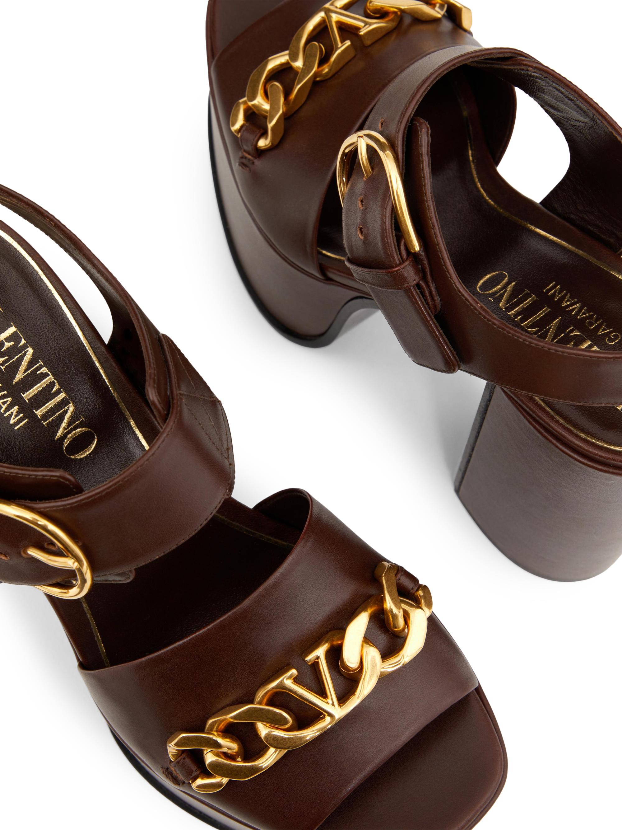 VALENTINO ブラック ヒール Valentino Garavani Black VLOGO Slingback Pumps 40 | Harrods US