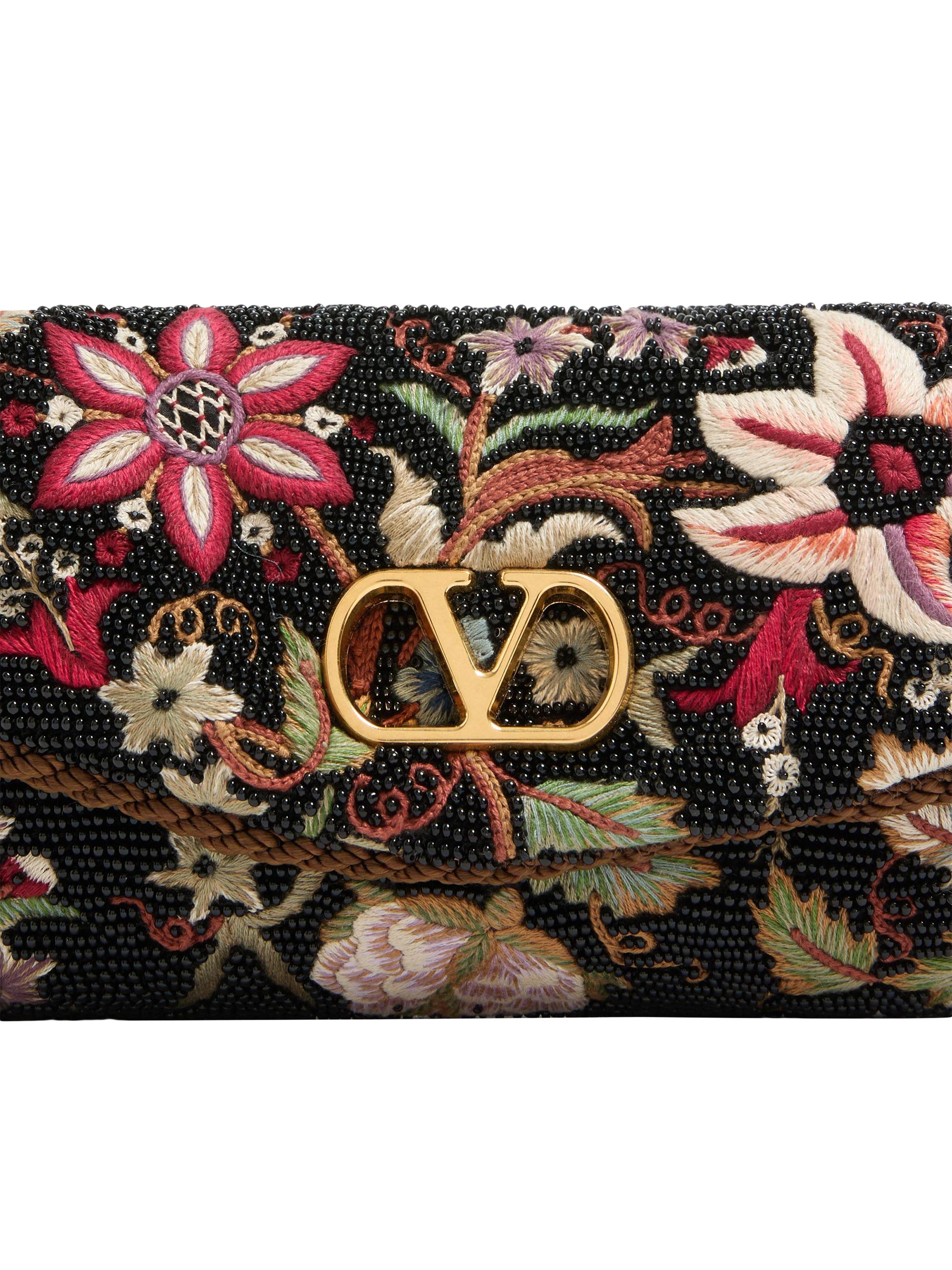 Valentino Garavani Vain Soft Embroidered Small Shoulder Bag | Saks