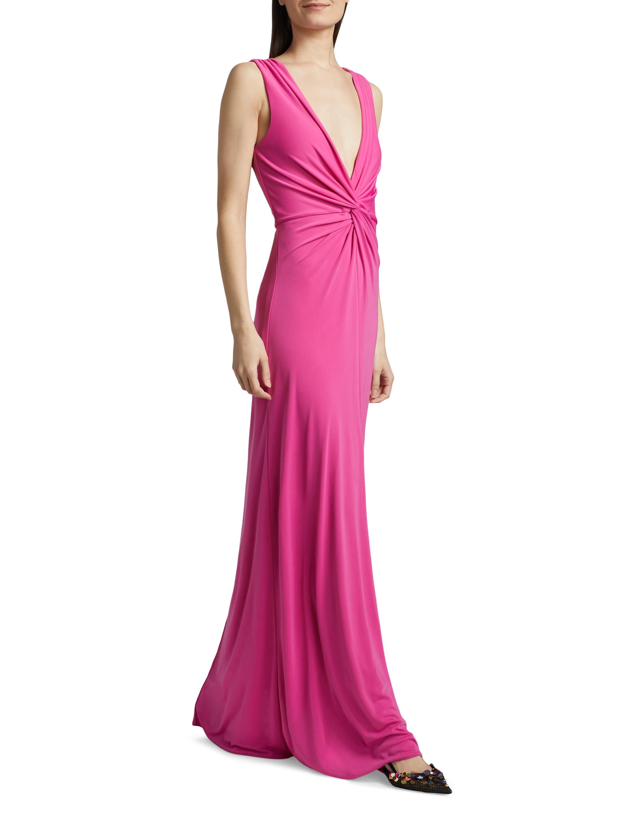 halter neck dress satin Maura Halterneck Midi Dress in Brown Mink