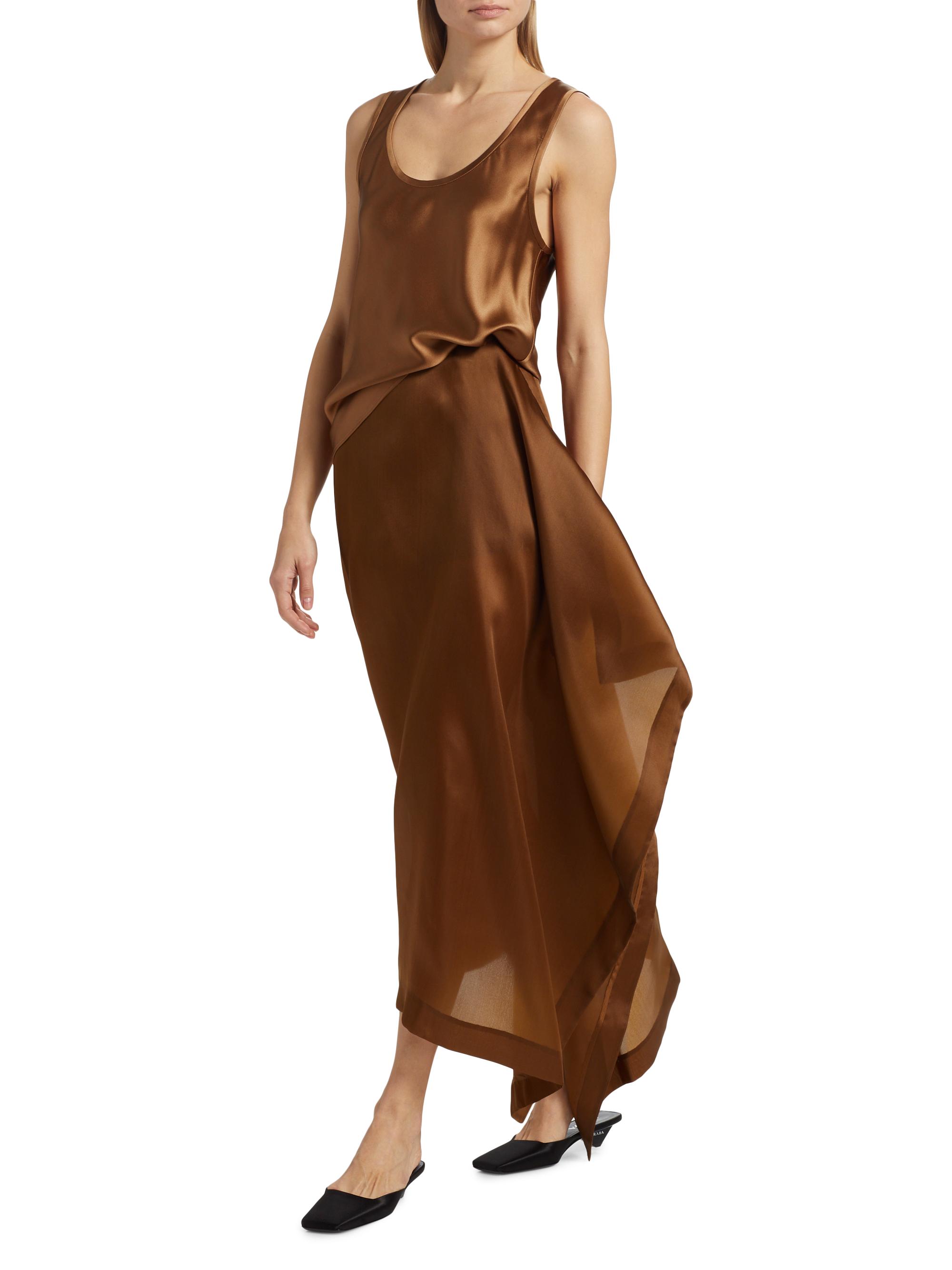 Heirlome Mel Silk Organza Draped Skirt | Saks Fifth Avenue