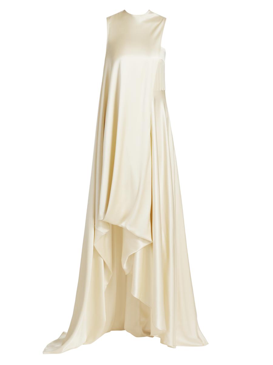 Heirlome Women's Celeste Silk Sleeveless Maxi-dress In Sand