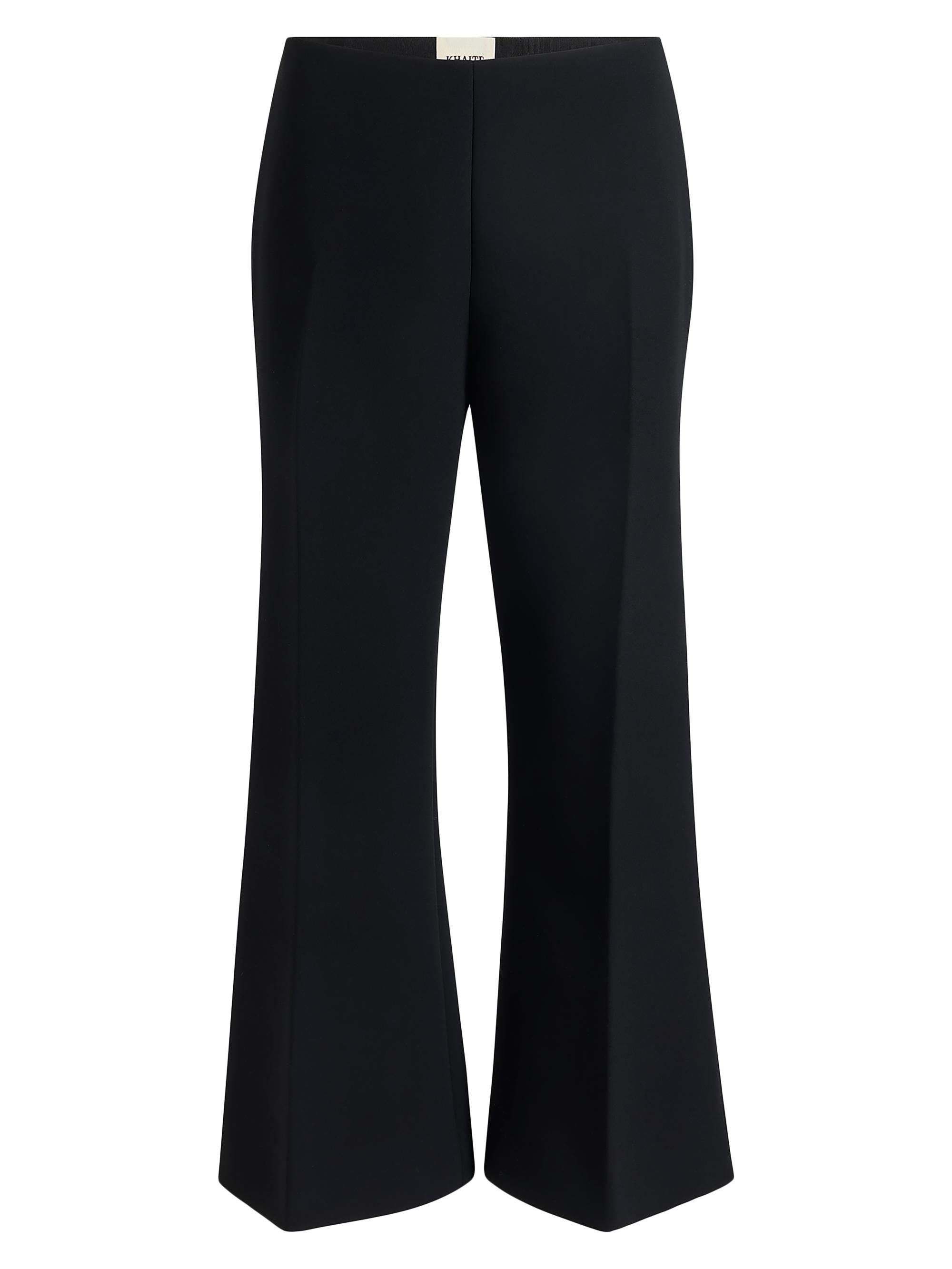 Khaite Women's Walter Crop Flare Pants - Black