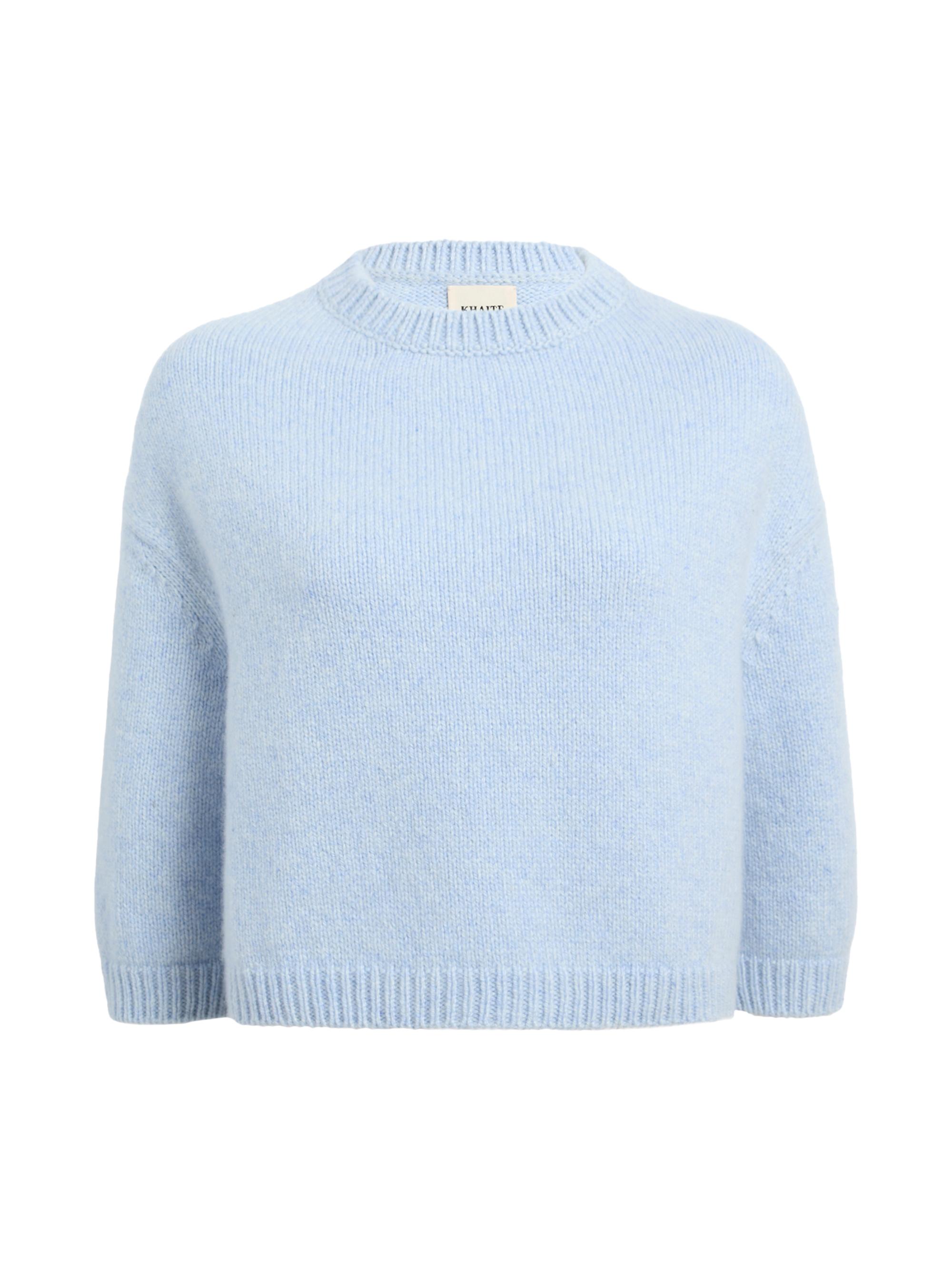 Khaite Women's Sabina Drop-Shoulder Cashmere Sweater - Atmosphere