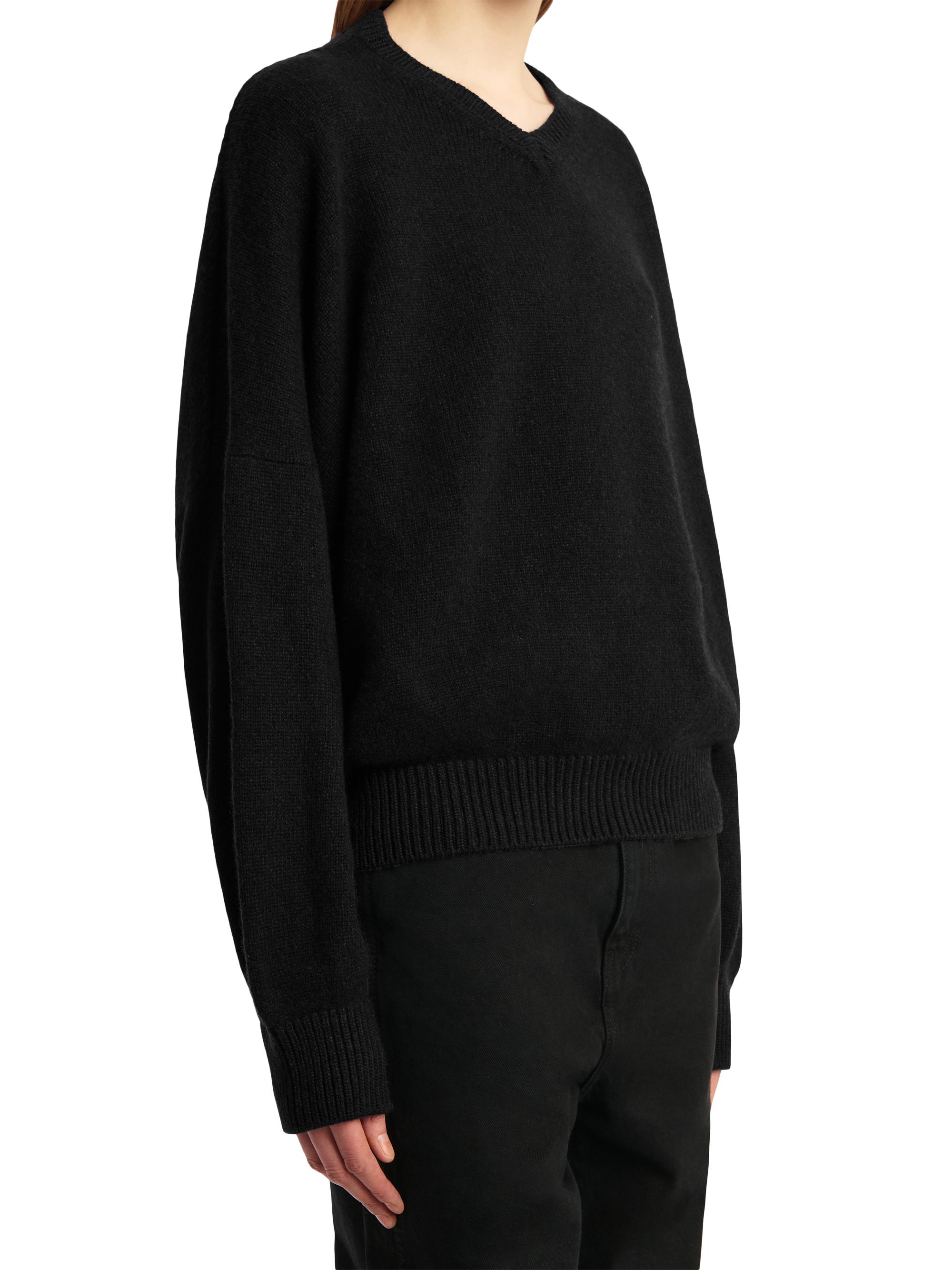 Khaite Wolfe Drop-Shoulder Cashmere Sweater | Saks Fifth Avenue