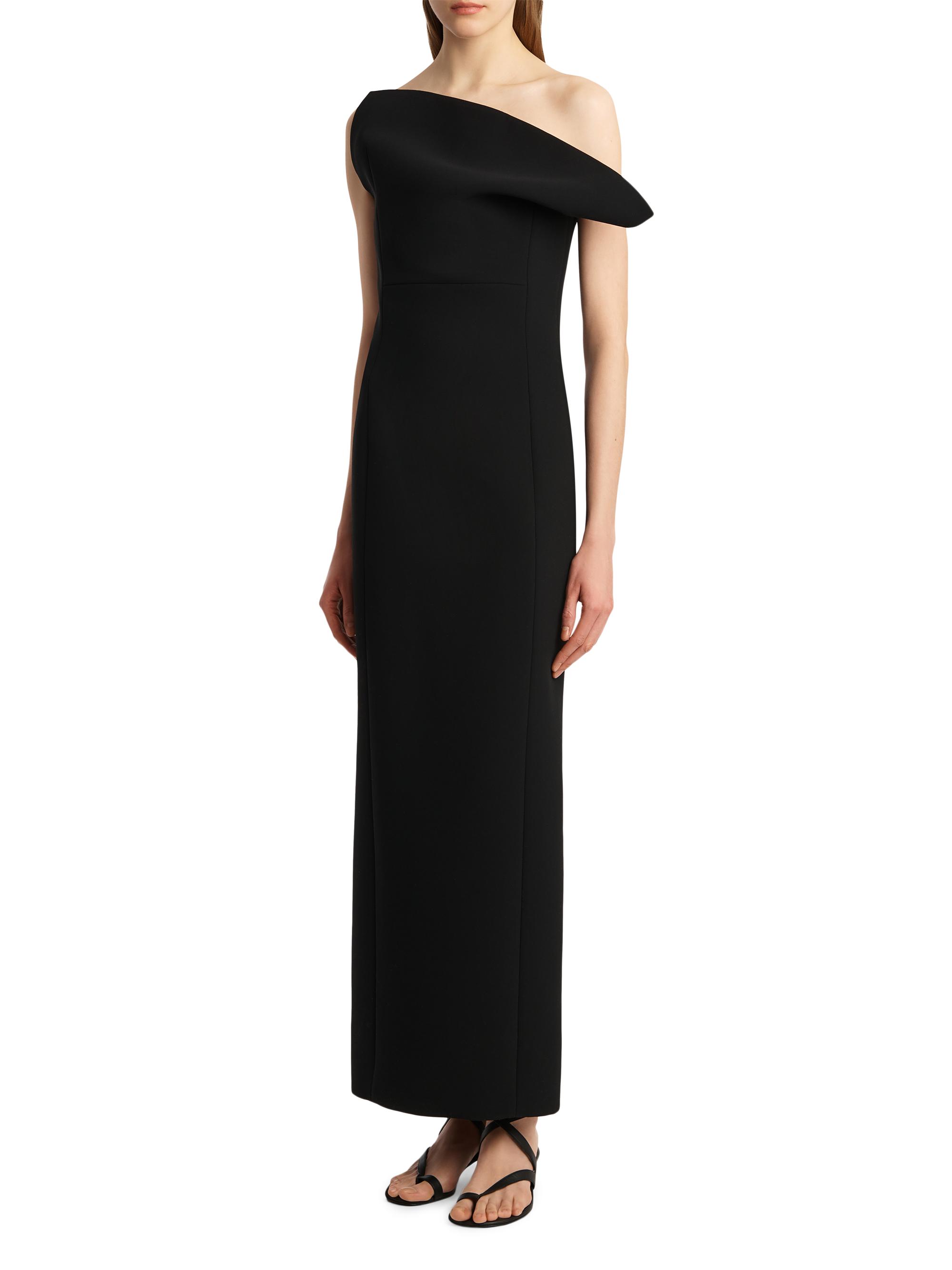 Khaite Cato Draped Asymmetric Gown | Saks Fifth Avenue