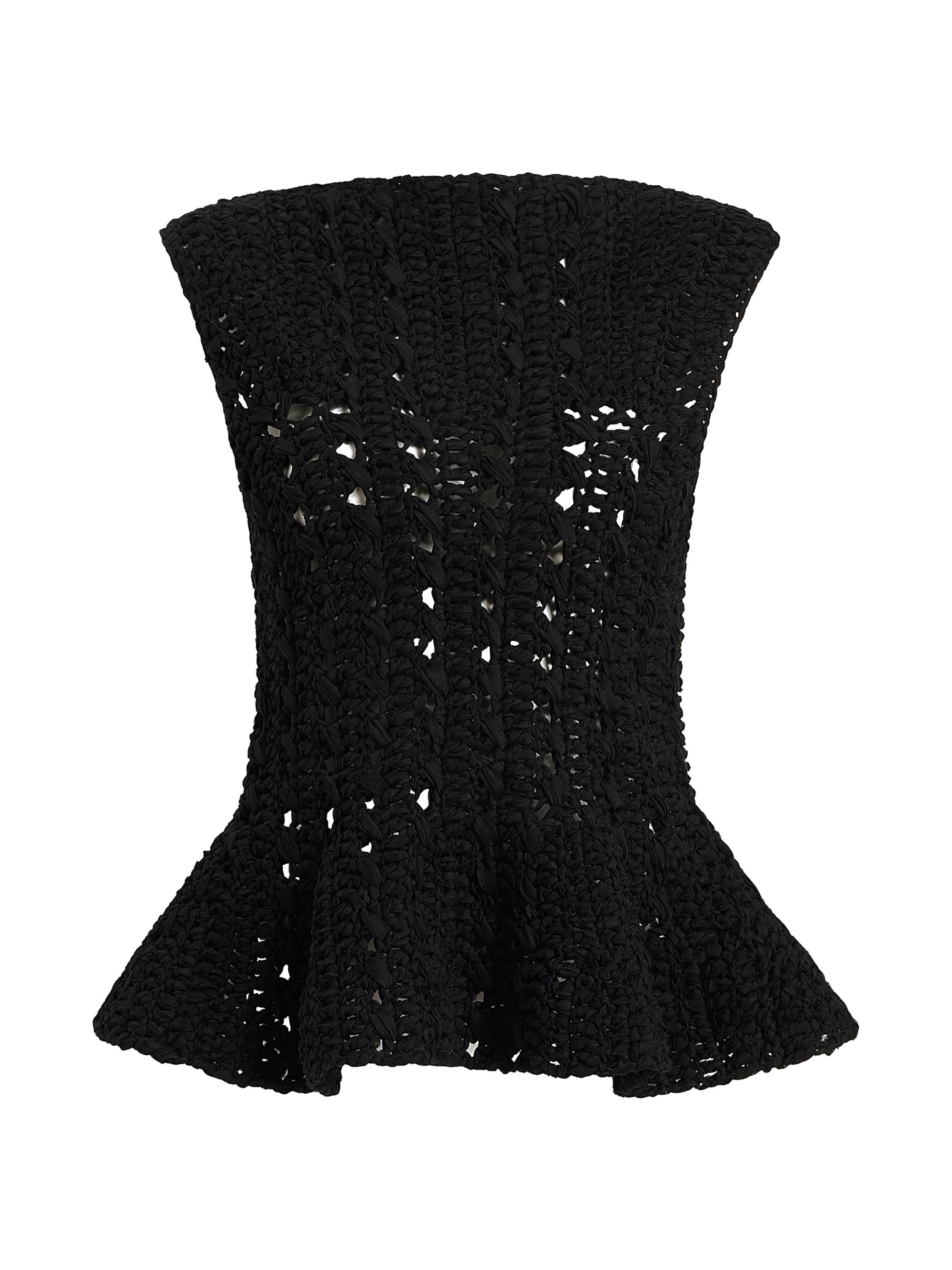 Khaite Women's Yuka Sleeveless Knit Peplum Top - Glaze